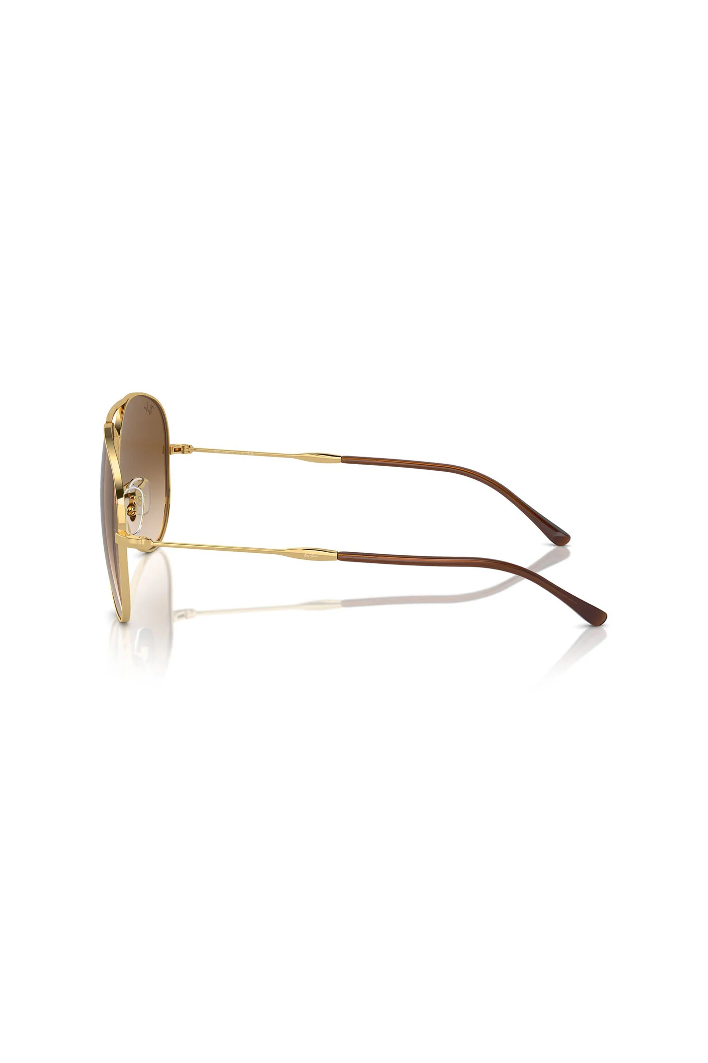 Old Classic Aviator Sunglasses - Gold - Image 3