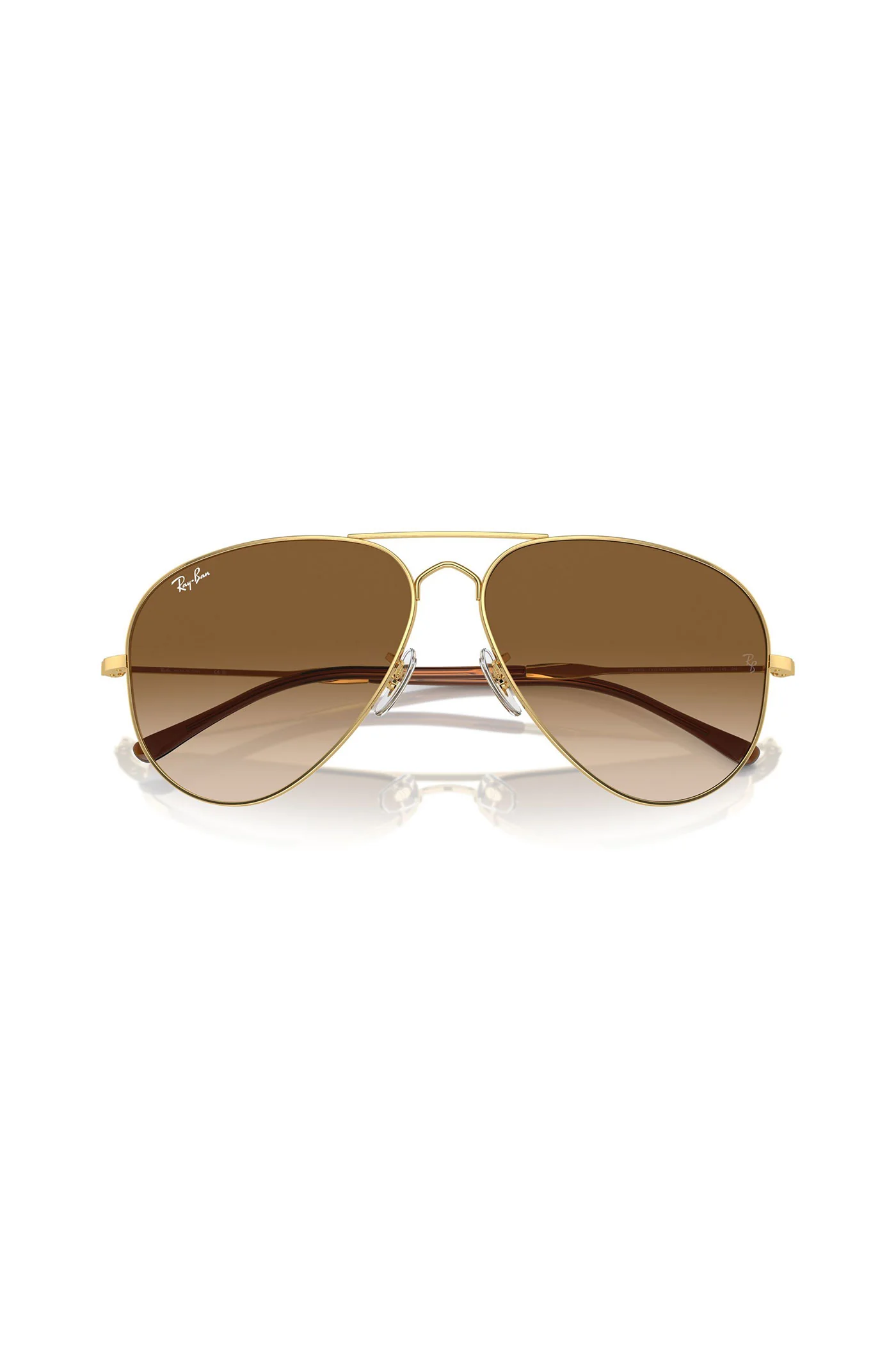 Old Classic Aviator Sunglasses - Gold - Image 5