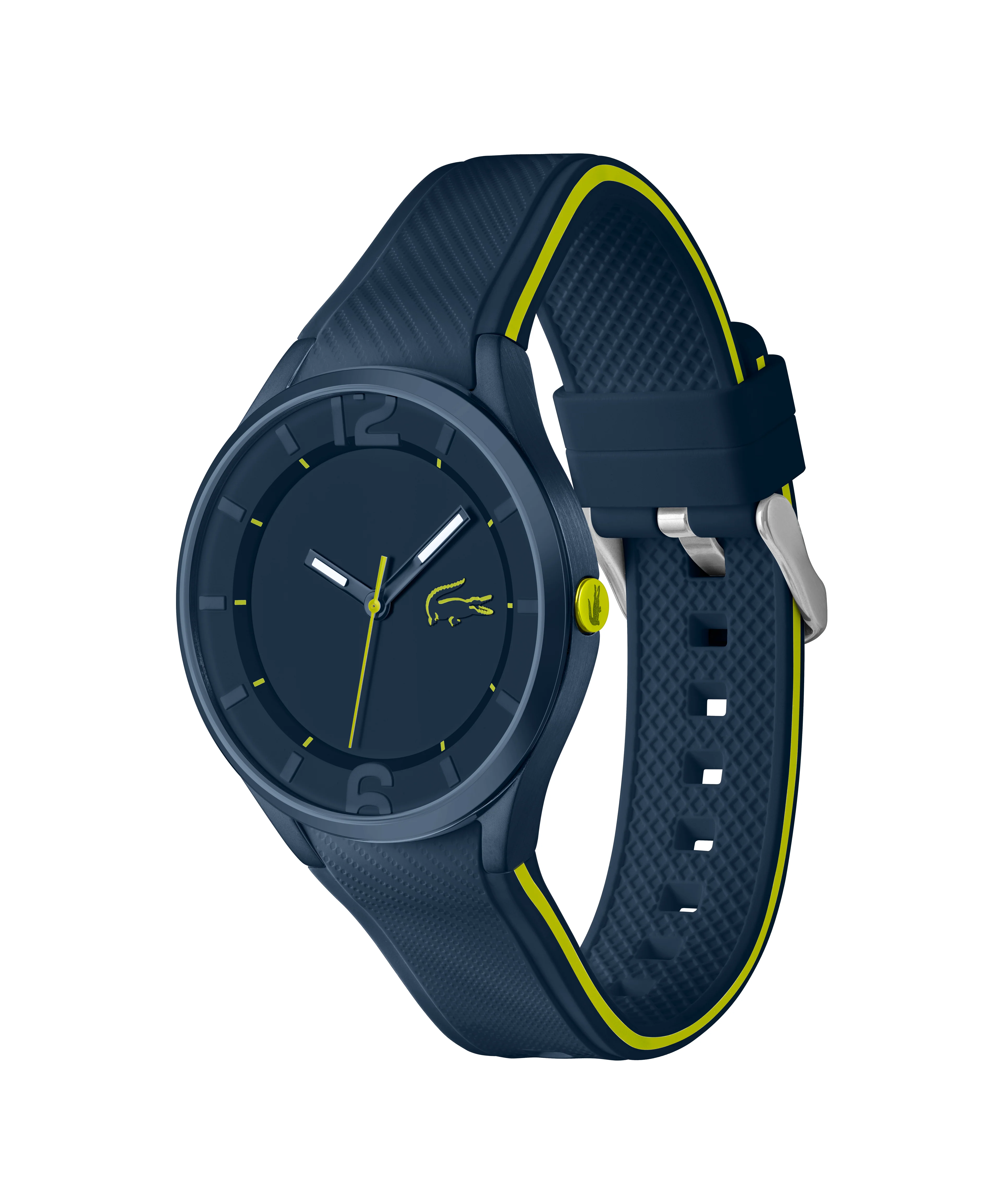 Ollie Blue Stainless Steel Case & Dial With Silicone Strap - Image 2