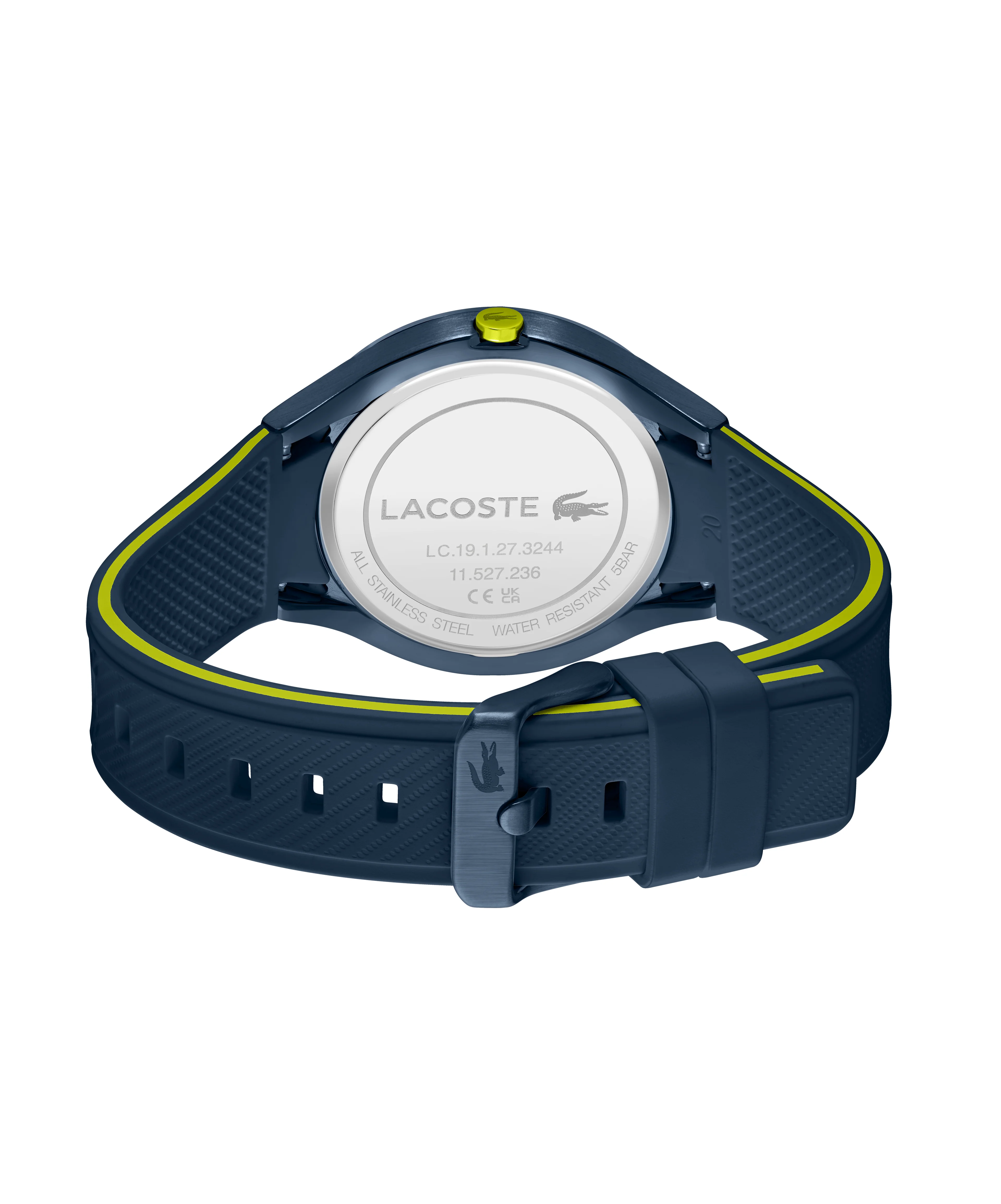 Ollie Blue Stainless Steel Case & Dial With Silicone Strap - Image 3