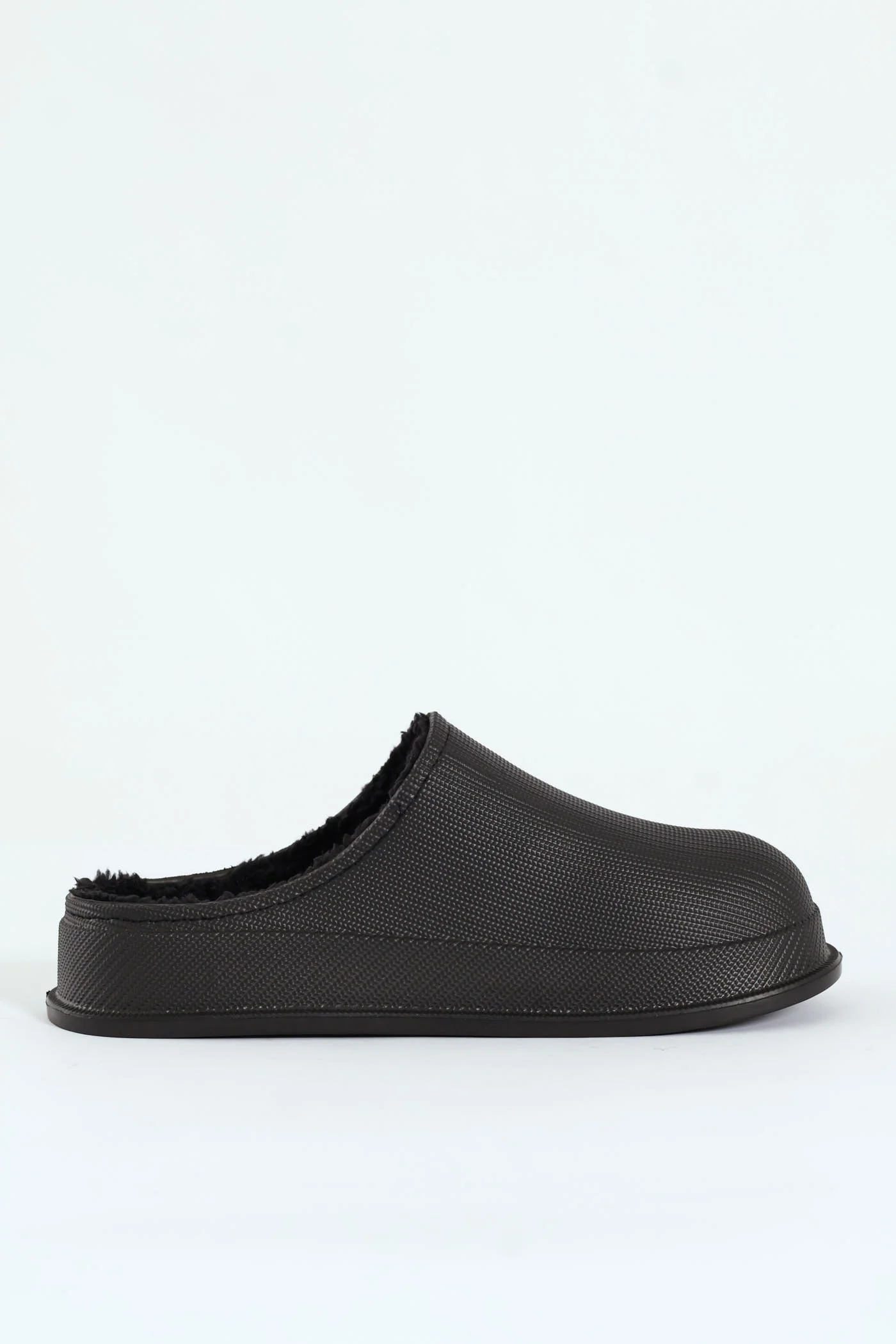 Open Back Clog Slipper - Black - Image 3