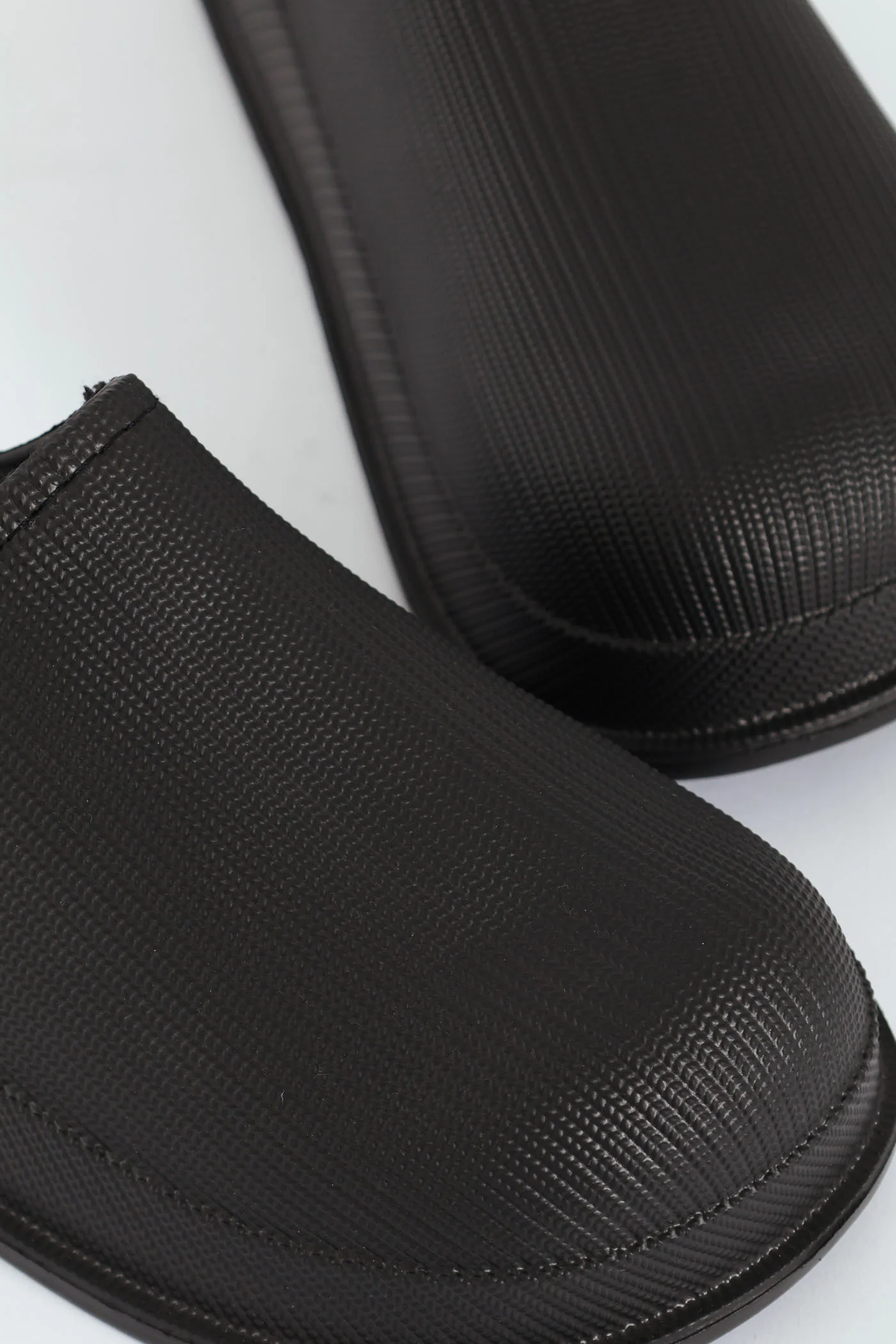 Open Back Clog Slipper - Black - Image 4