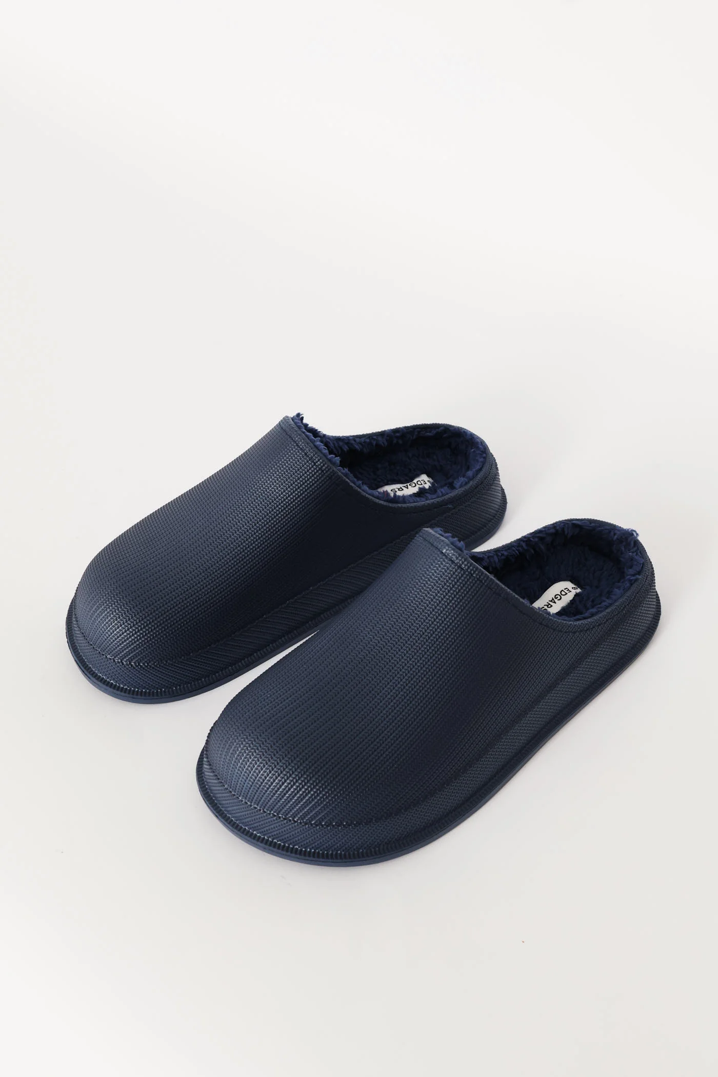 Open Back Clog Slipper - Navy - Image 4