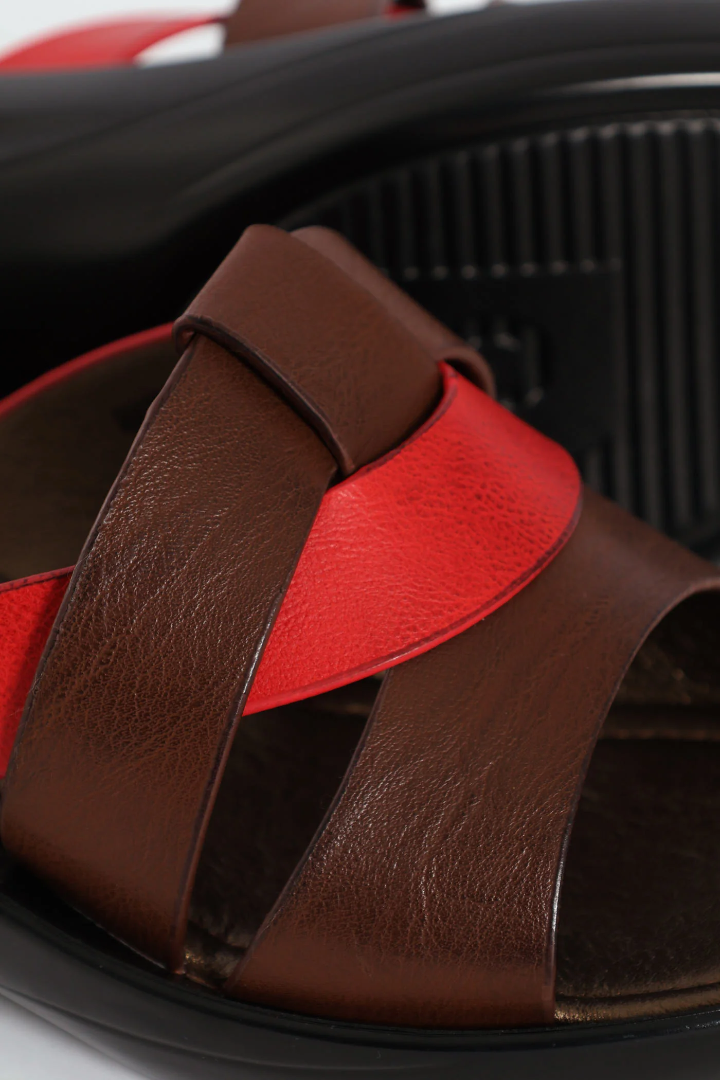 Open Toe Sandal - Brown - Image 7