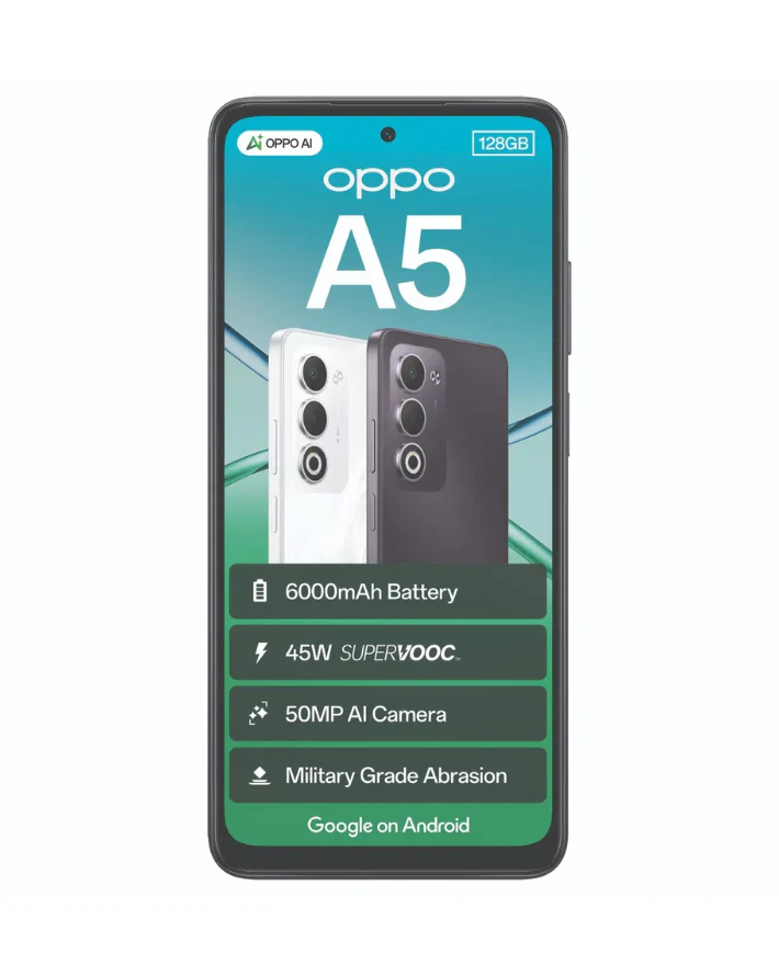 Oppo A5 4GB + 128GB 4G Cellphone - Purple - Image 3