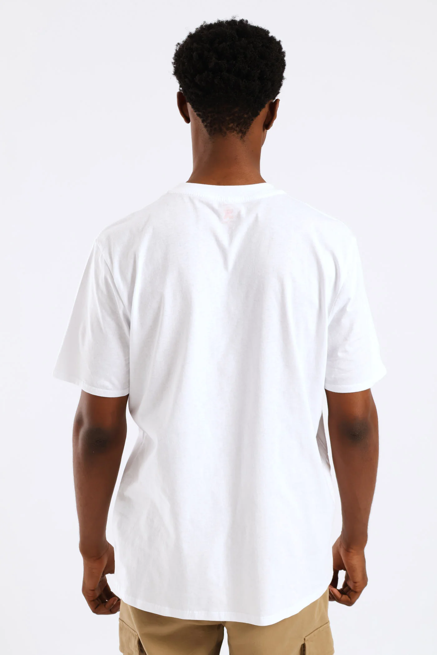 Ora Basic Print Tee - White - Image 4
