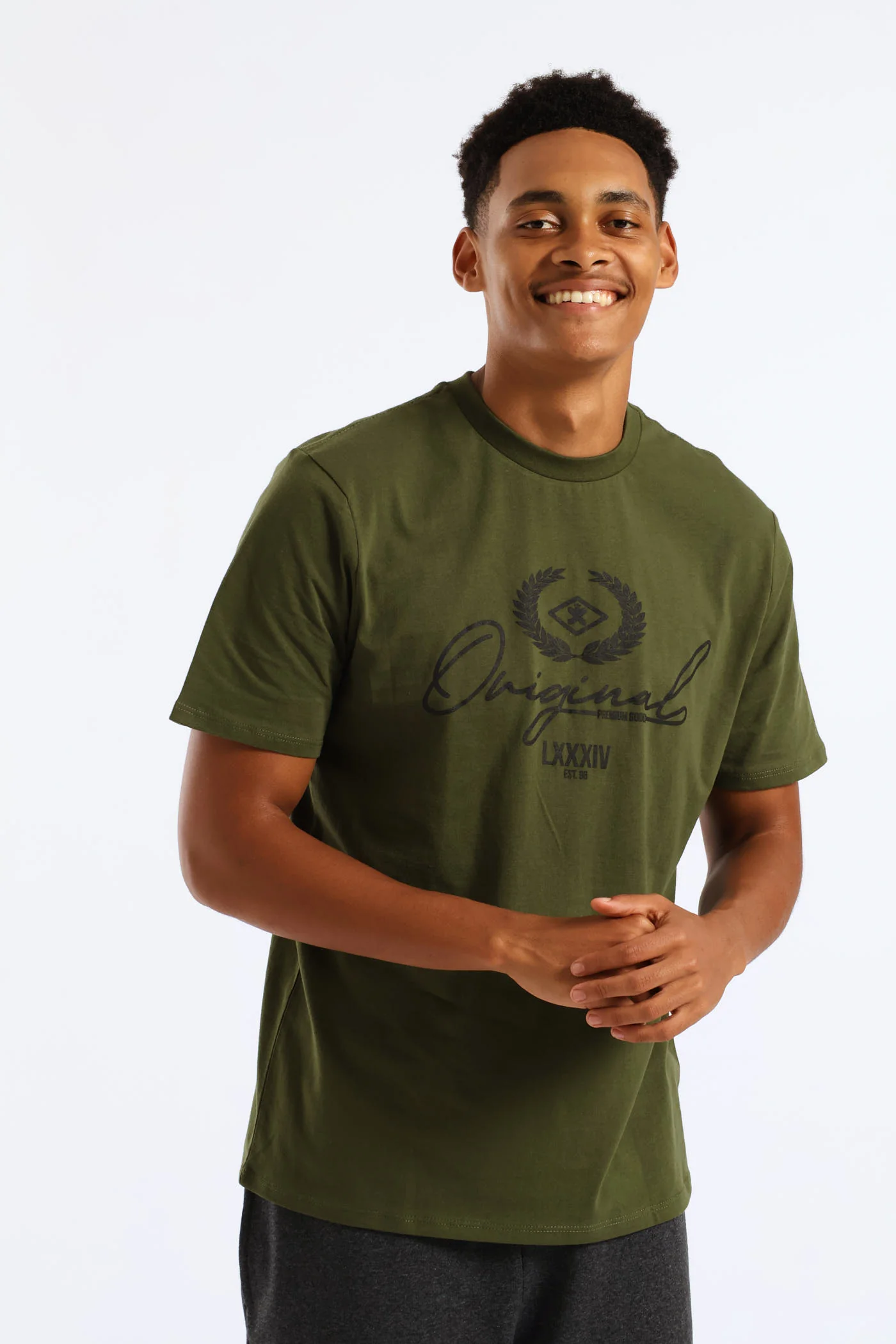 Original Basic Print Tee - Fatigue - Image 2