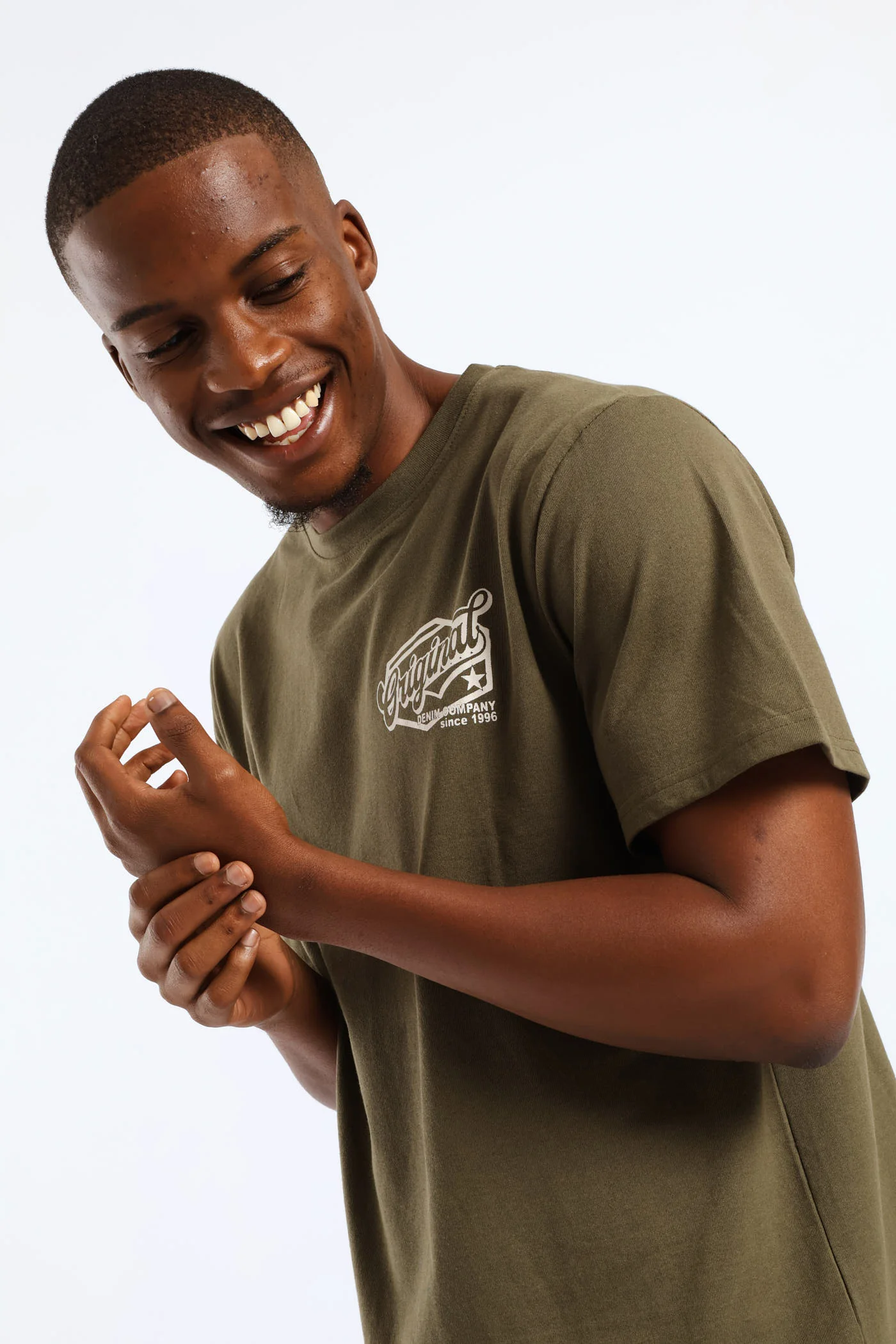 Original Basic Print Tee - Fatigue - Image 3