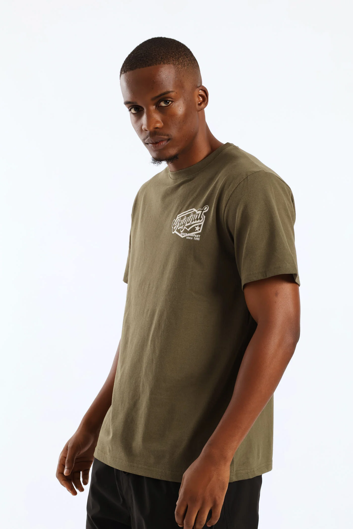 Original Basic Print Tee - Fatigue - Image 4