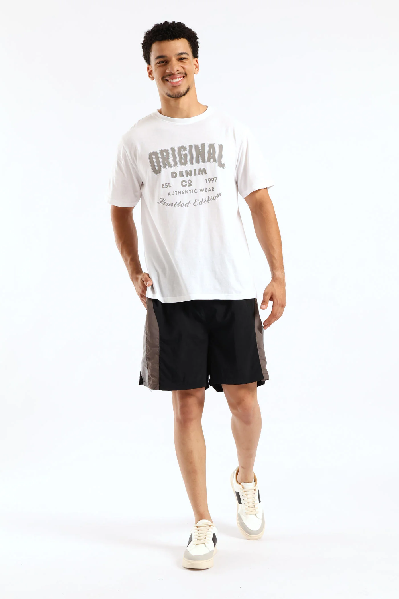 Original Basic Print Tee - White - Image 2
