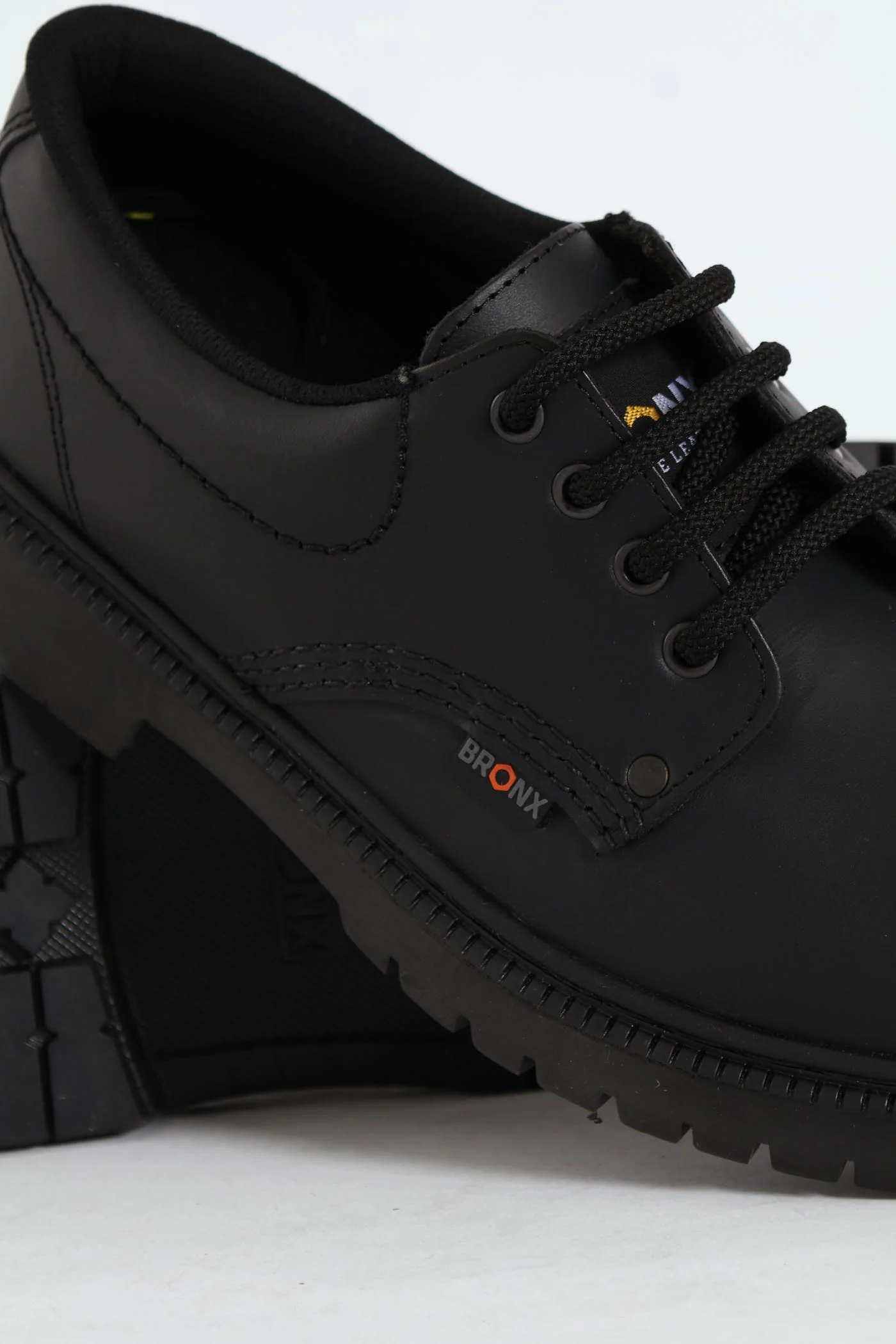 Orlando M4 Leather Lace Up Shoe - Black - Image 2