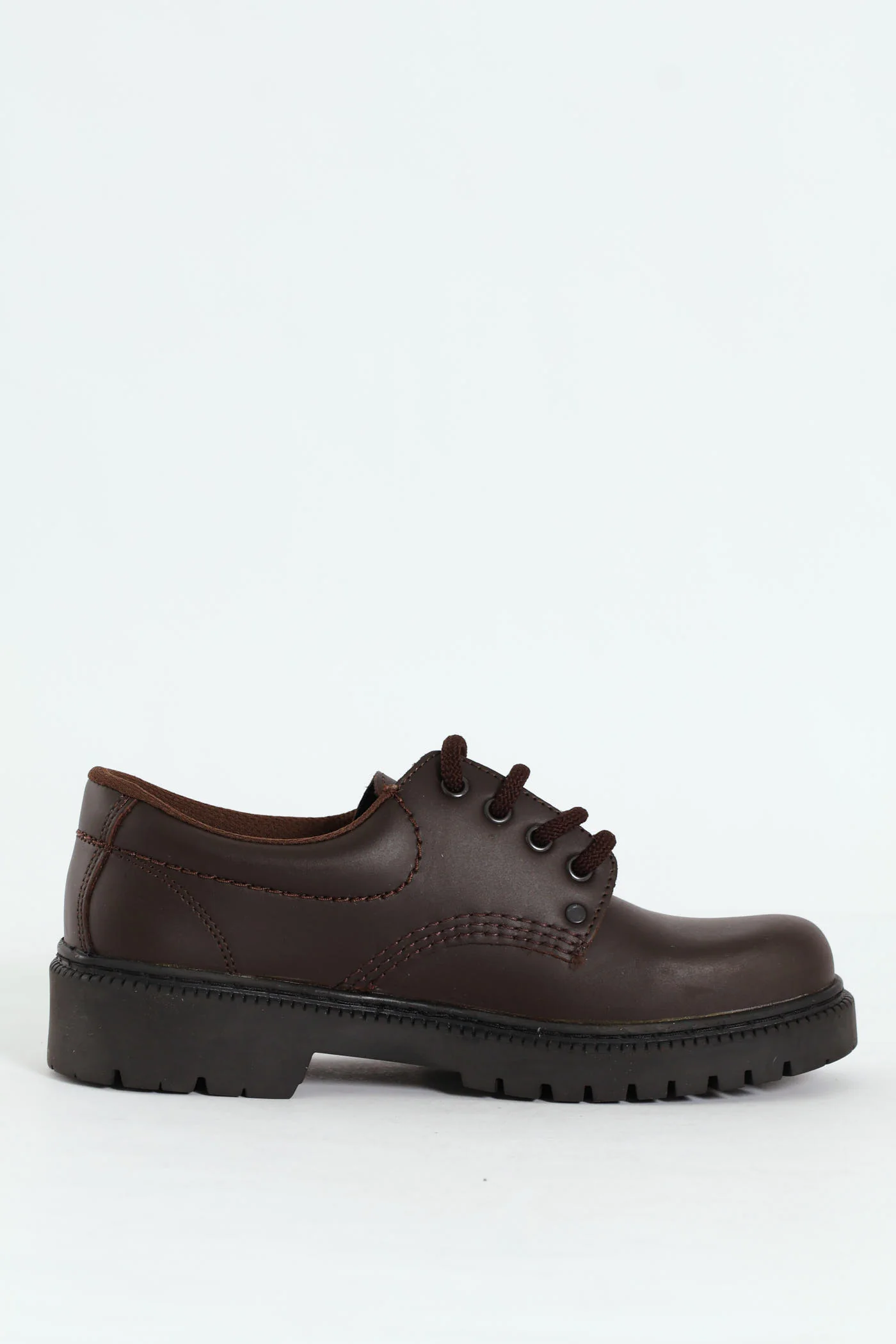 Orlando M4 Leather Lace Up Shoe - Dark Brown - Image 5