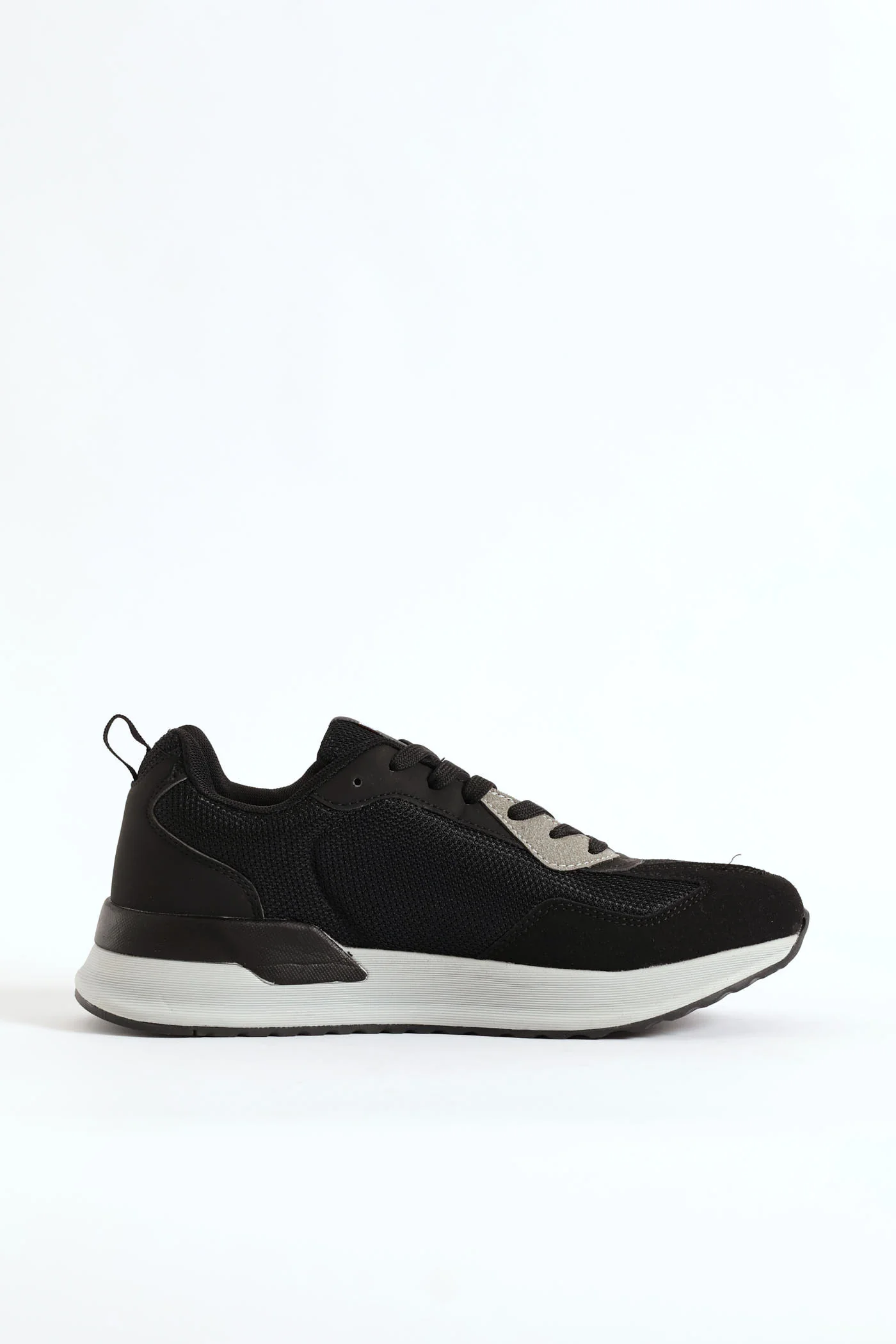 Oslo Lace Up Trainer - Black - Image 2
