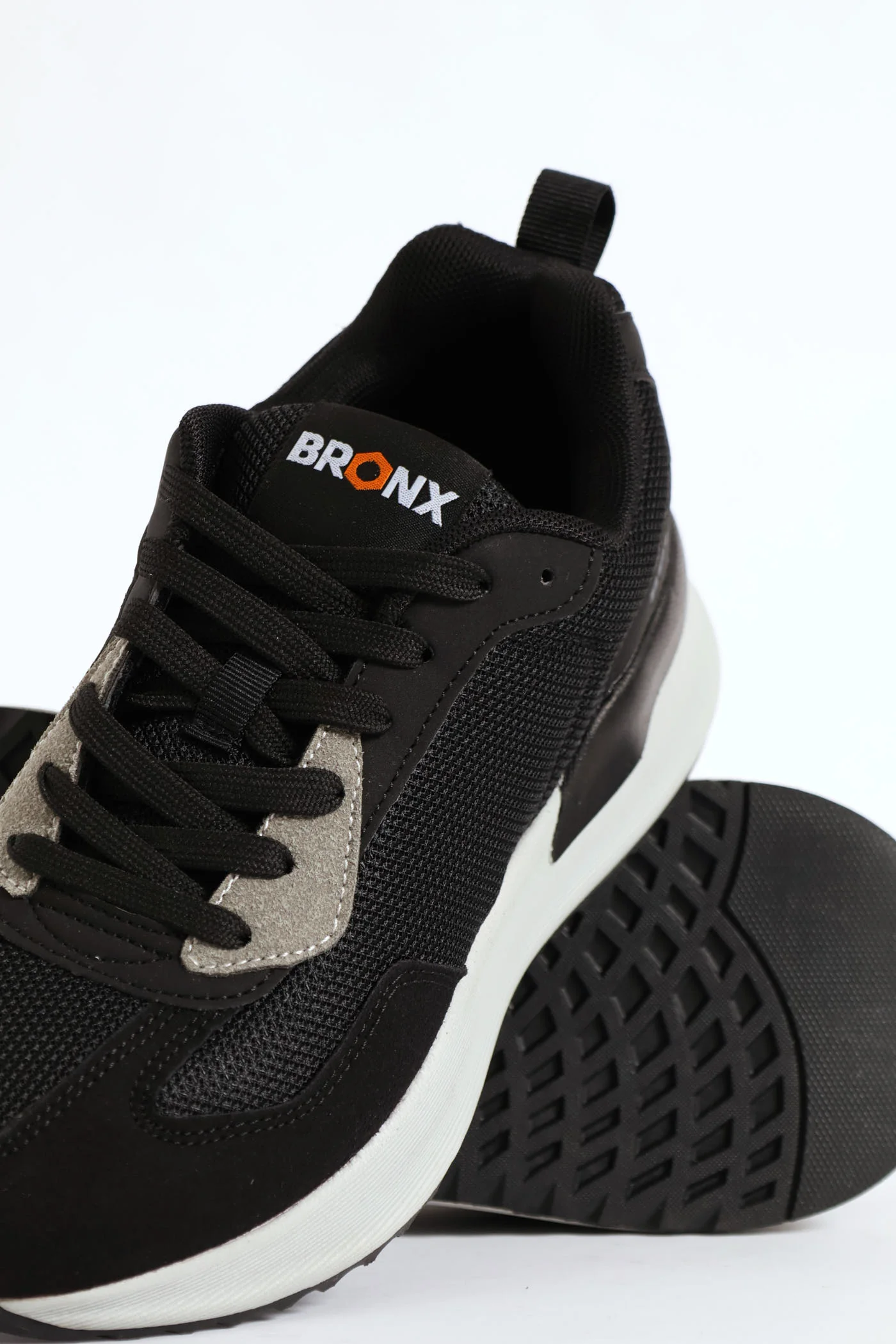 Oslo Lace Up Trainer - Black - Image 6