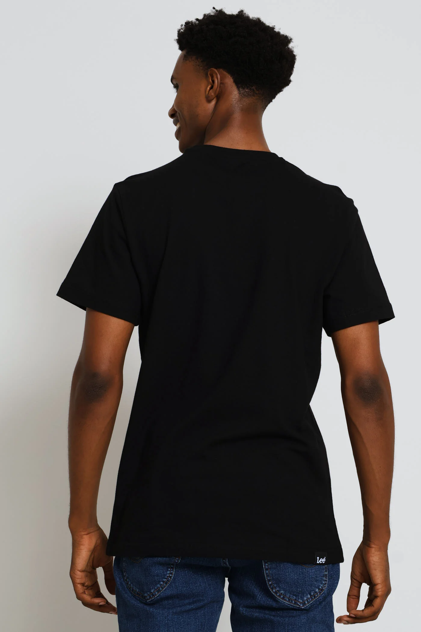 Outline Logo Tee - Black - Image 5