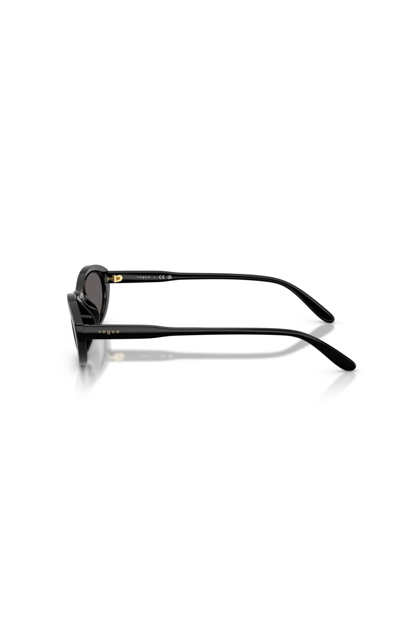 Oval Frame/ Grey Lens - Black - Image 3