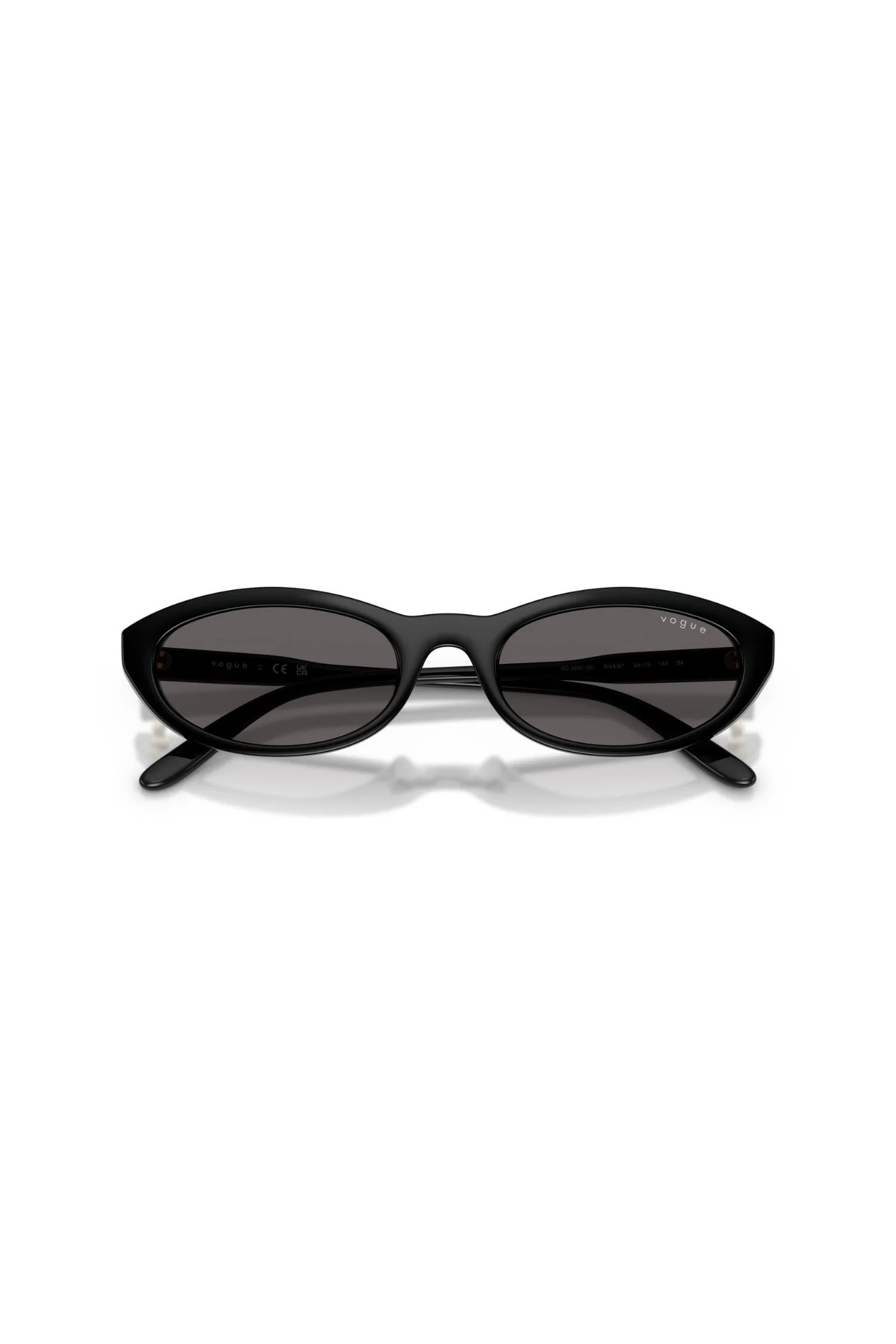 Oval Frame/ Grey Lens - Black - Image 5