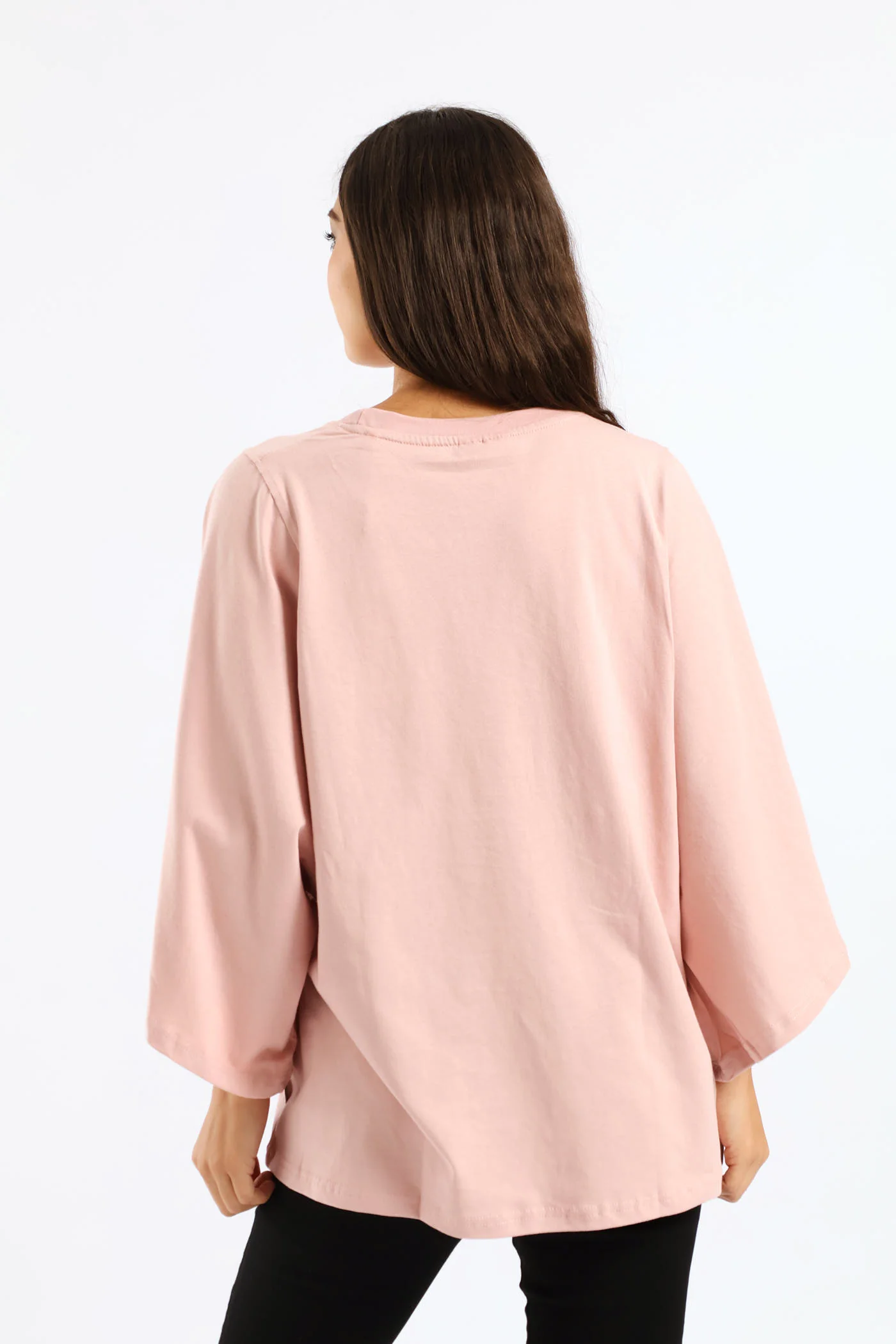Oversized Fit T-Shirt - Pink - Image 3