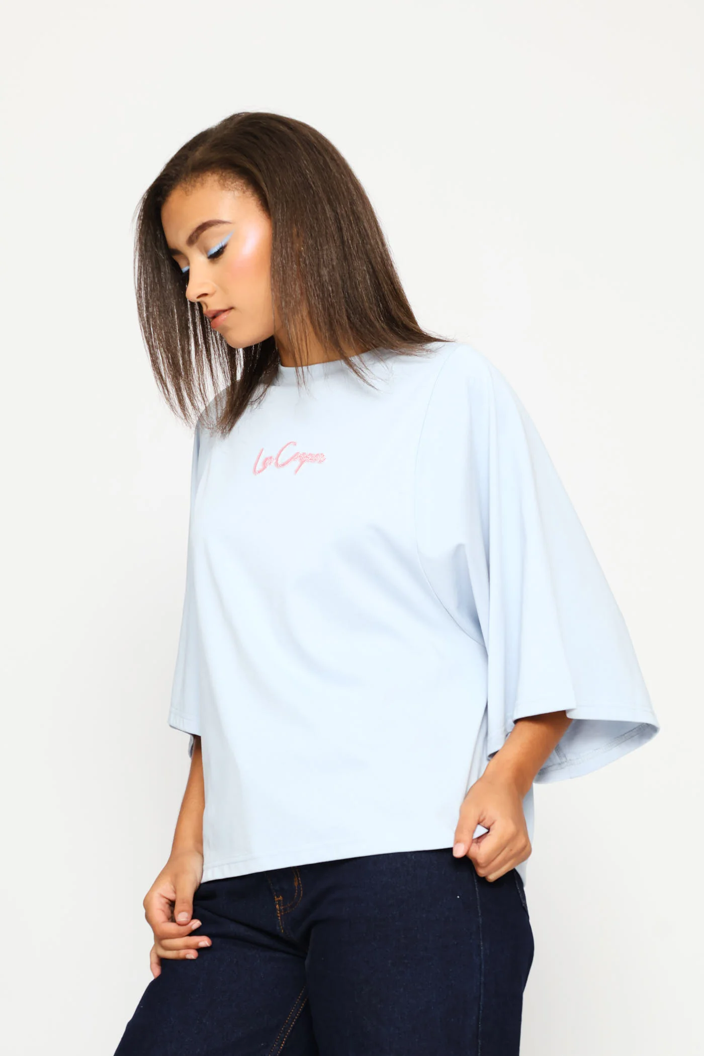 Oversized Tee - Blue - Image 4
