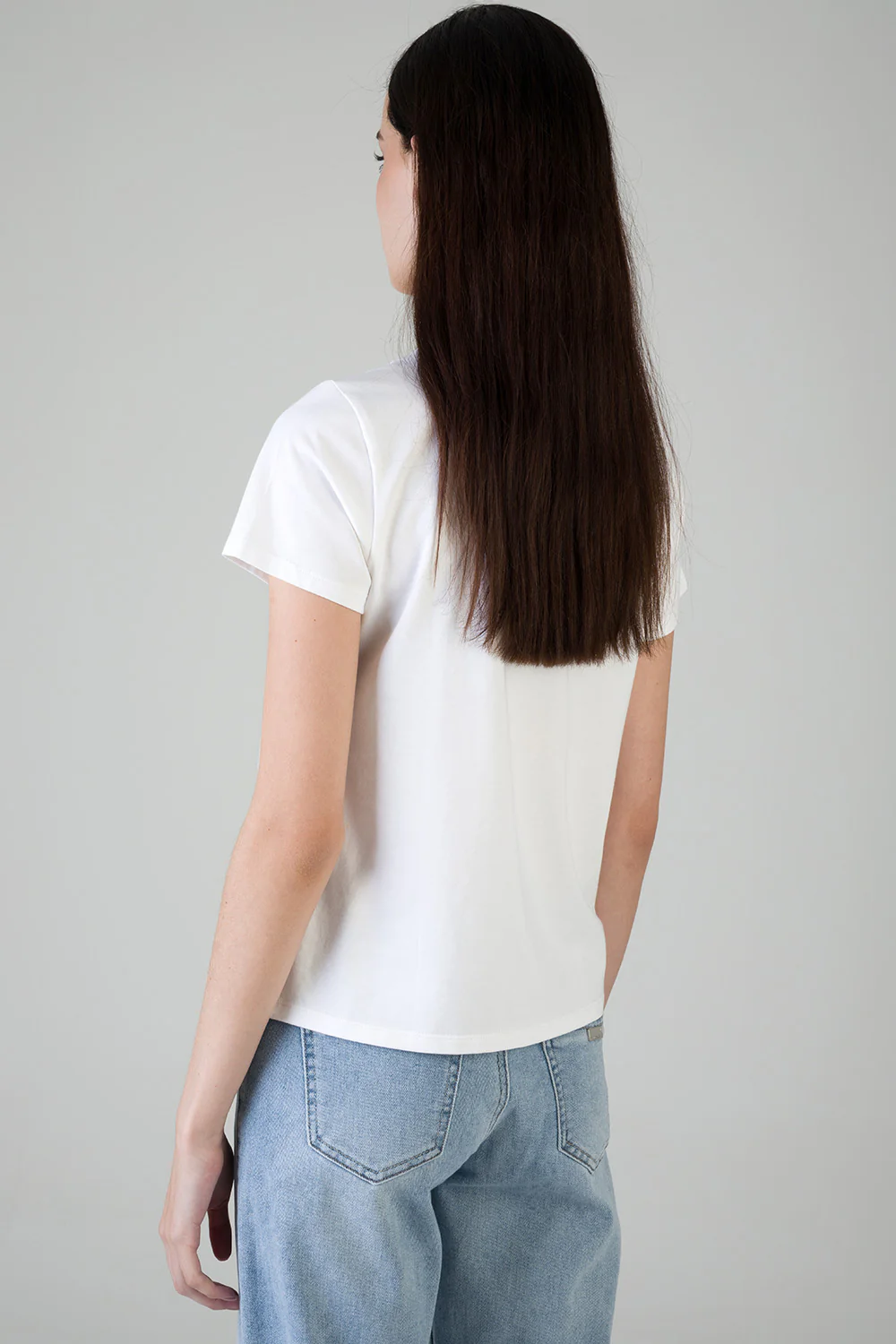 Own It: Regular T-Shirt With Pearl Logo - White - Image 5
