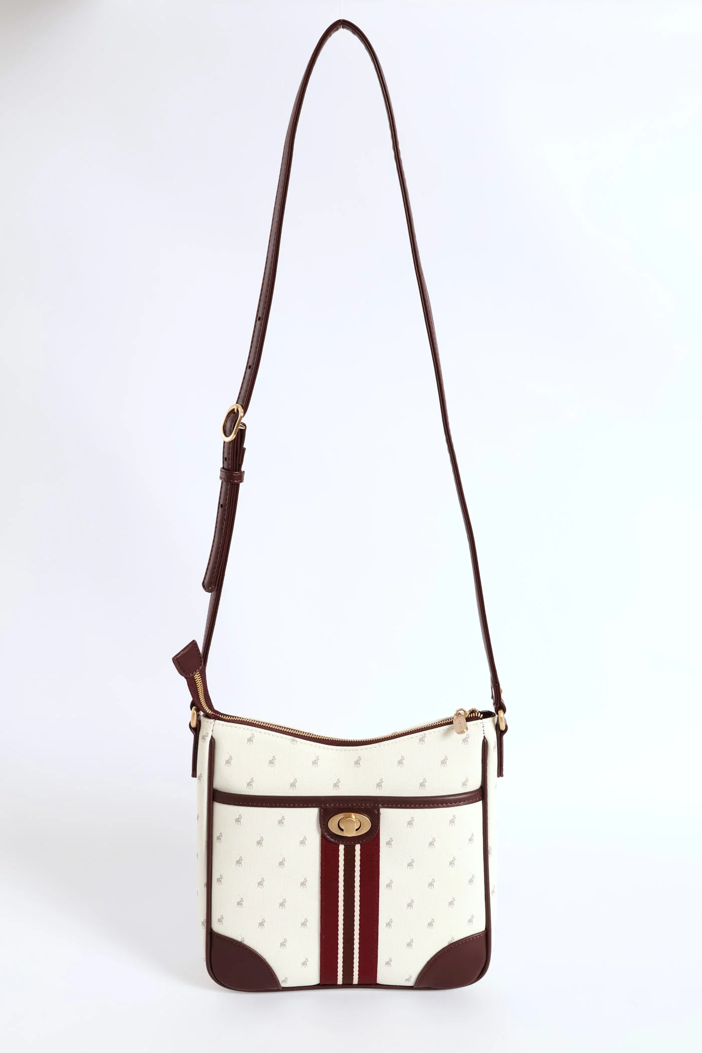 Oxford Crossbody Bag - Grey - Image 4