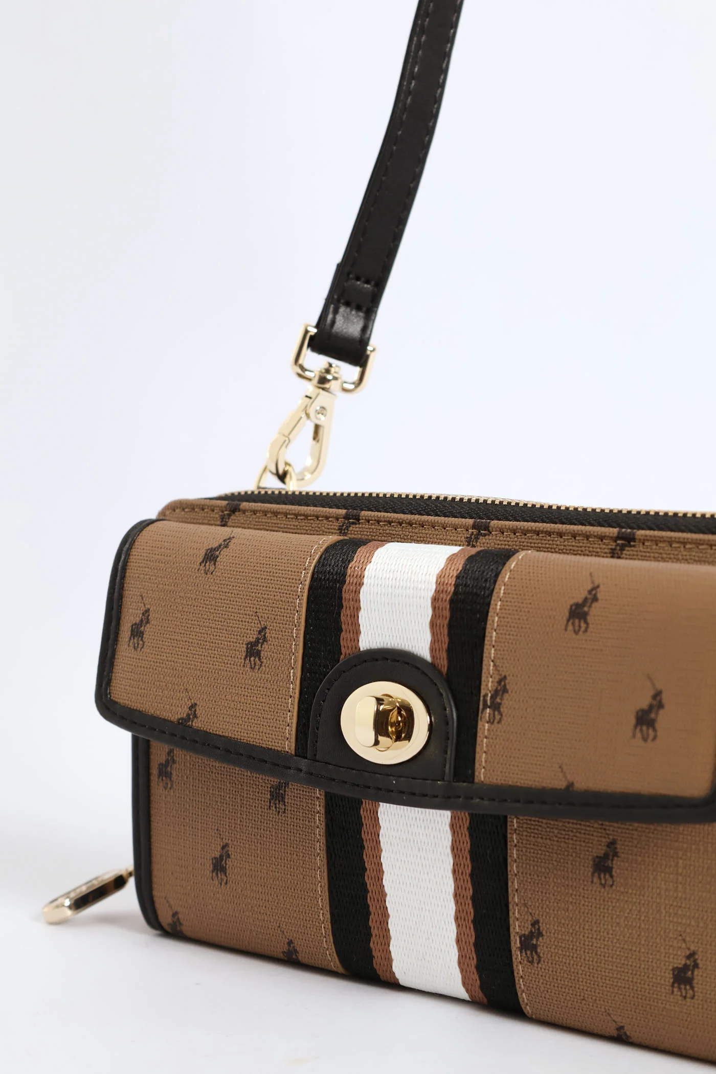 Oxford Phone Sling Bag - Camel - Image 2
