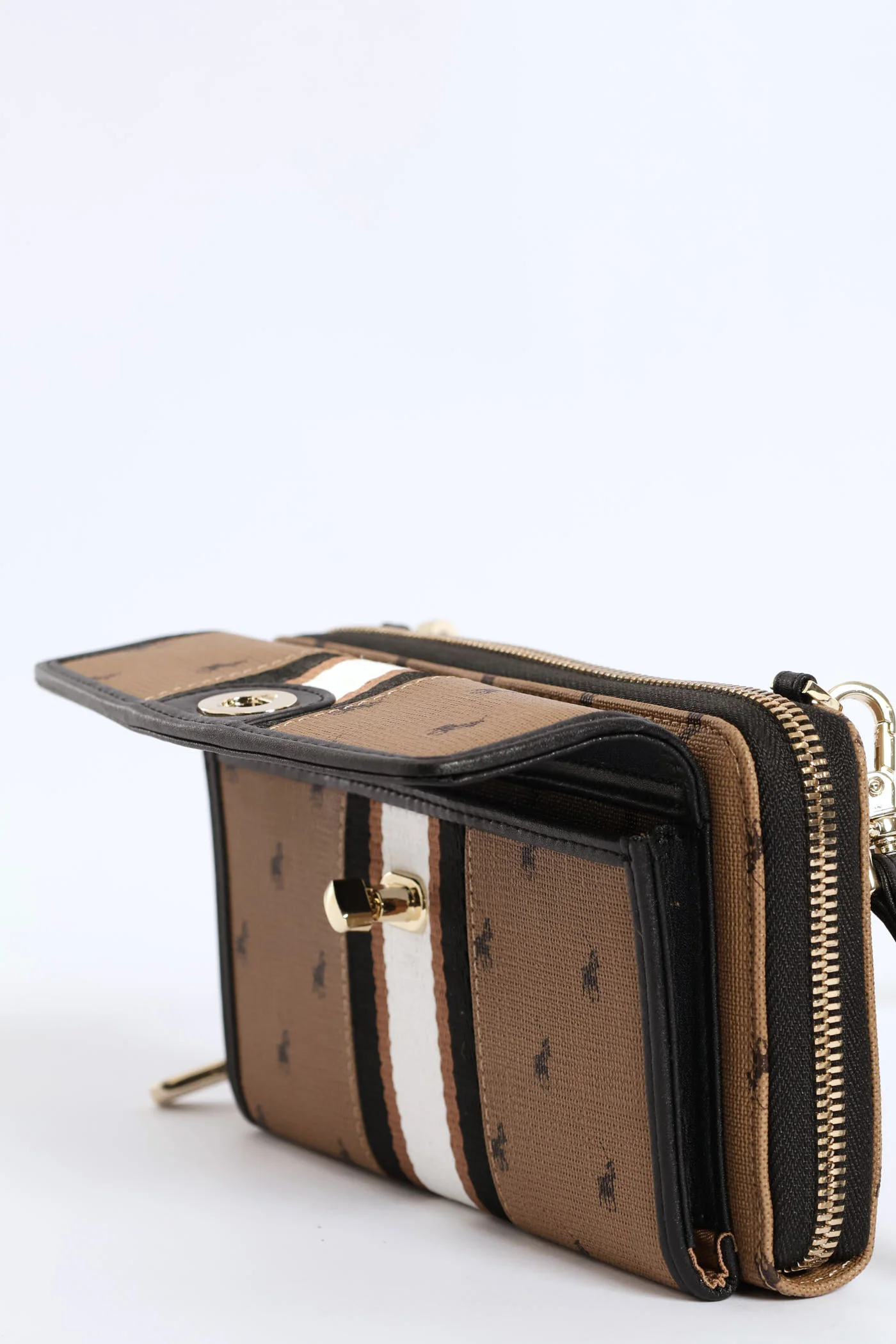Oxford Phone Sling Bag - Camel - Image 4
