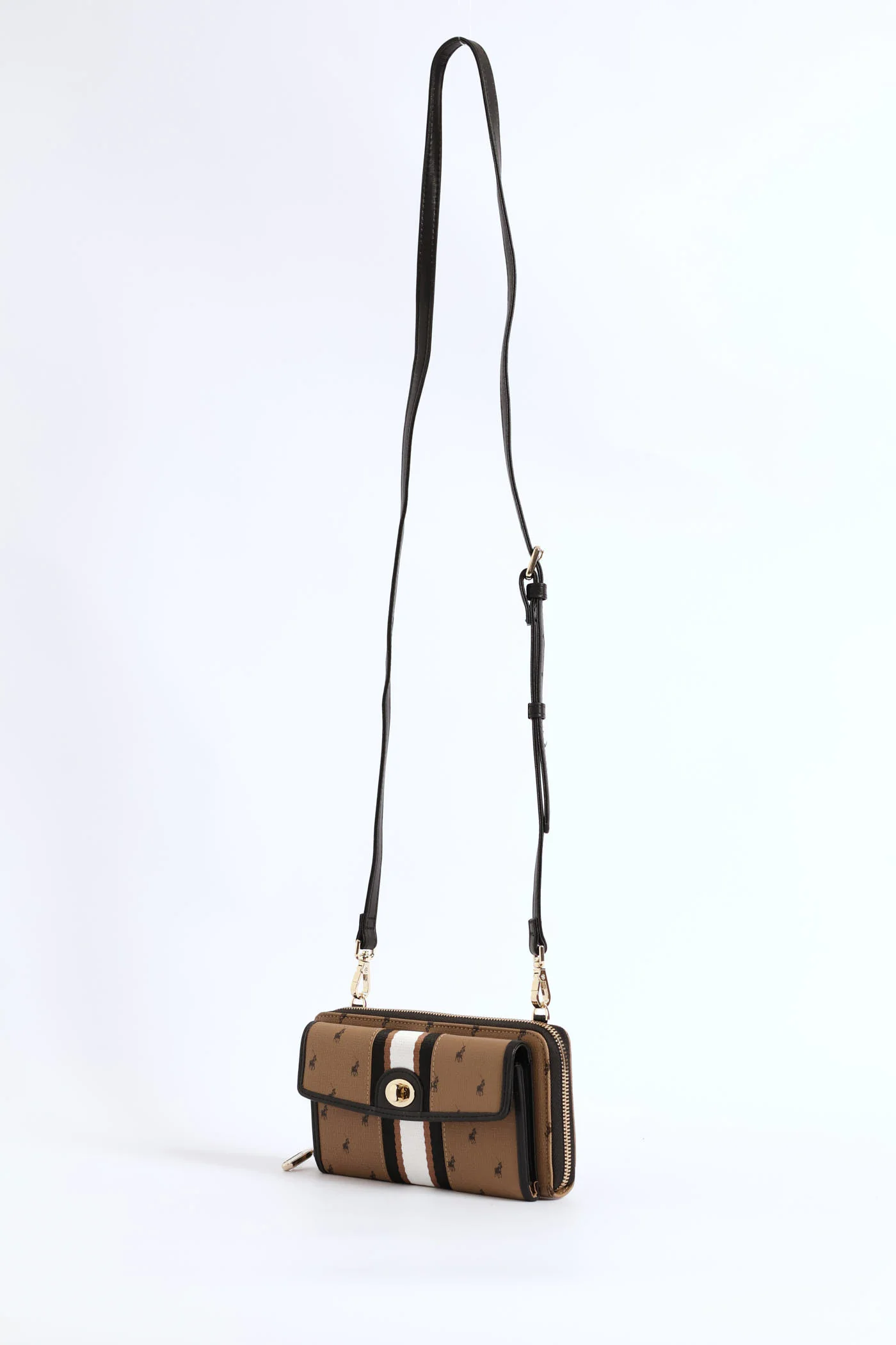 Oxford Phone Sling Bag - Camel - Image 6