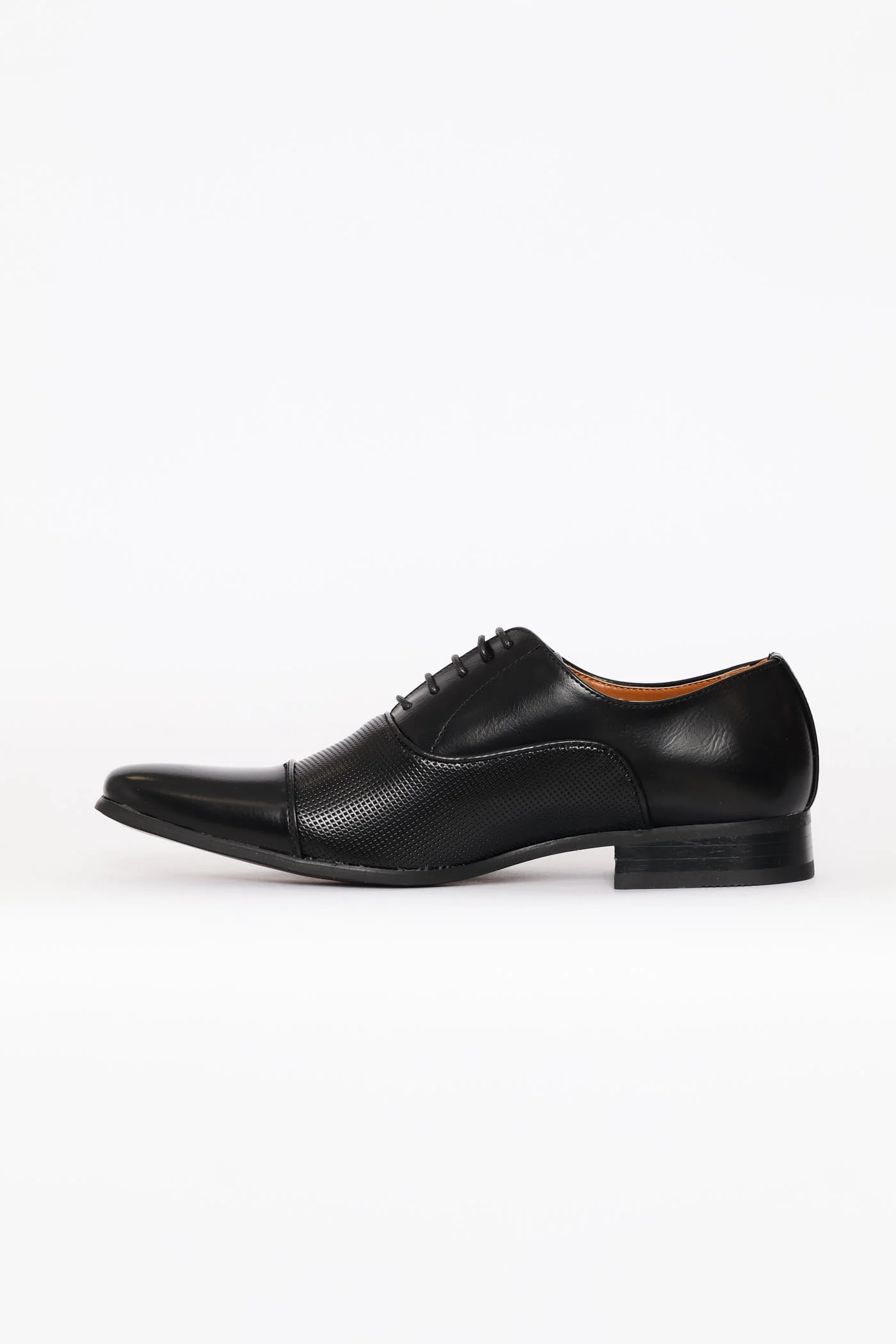Oxford With Toe Cap - Black - Image 6