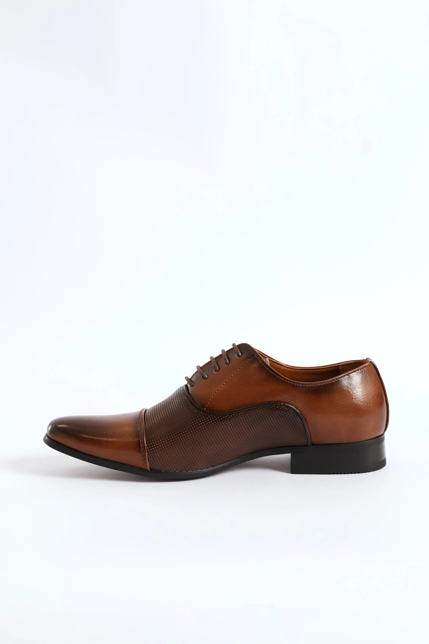 Oxford With Toe Cap - Brown - Image 6