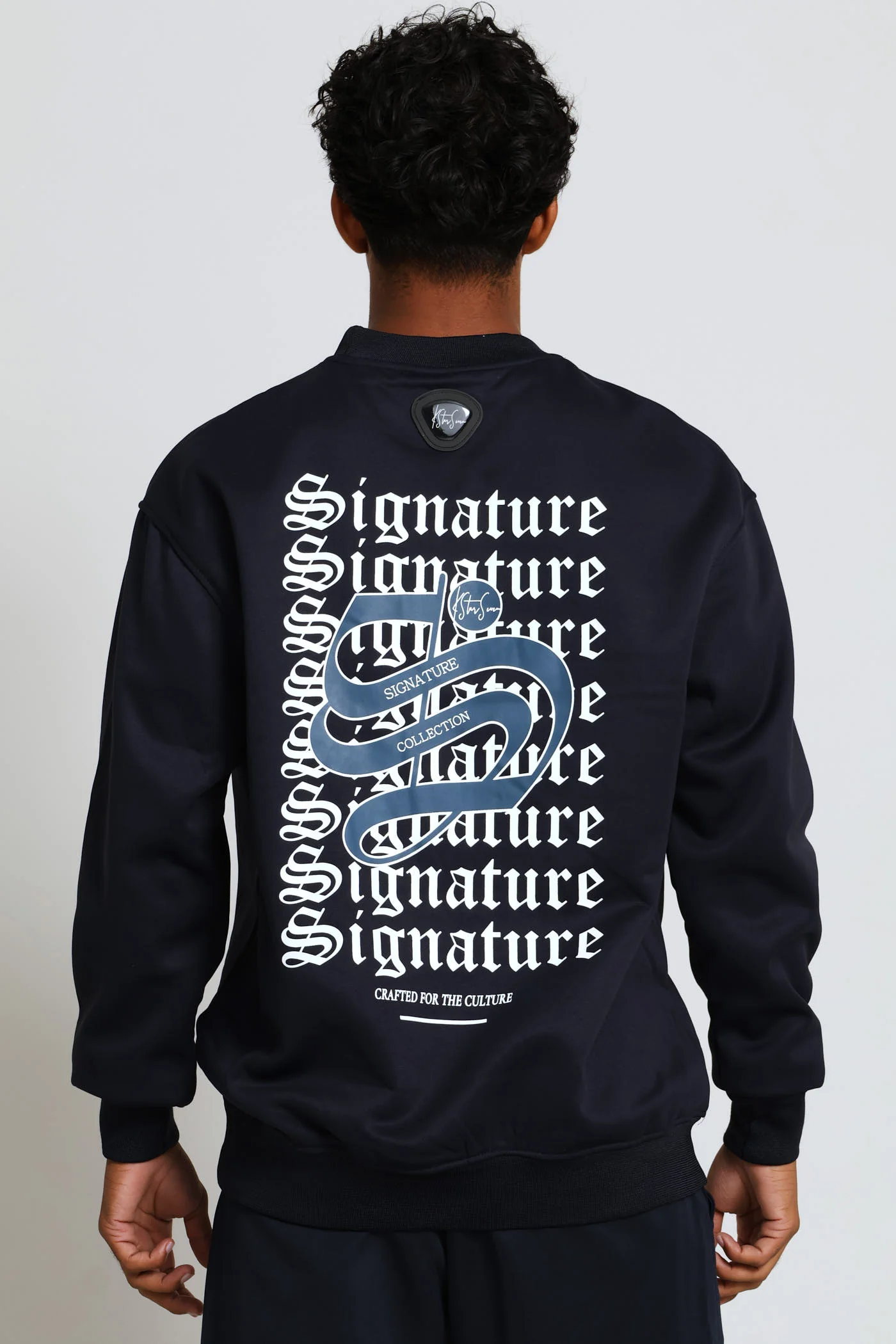 Pablo Crew Top - Navy - Image 2