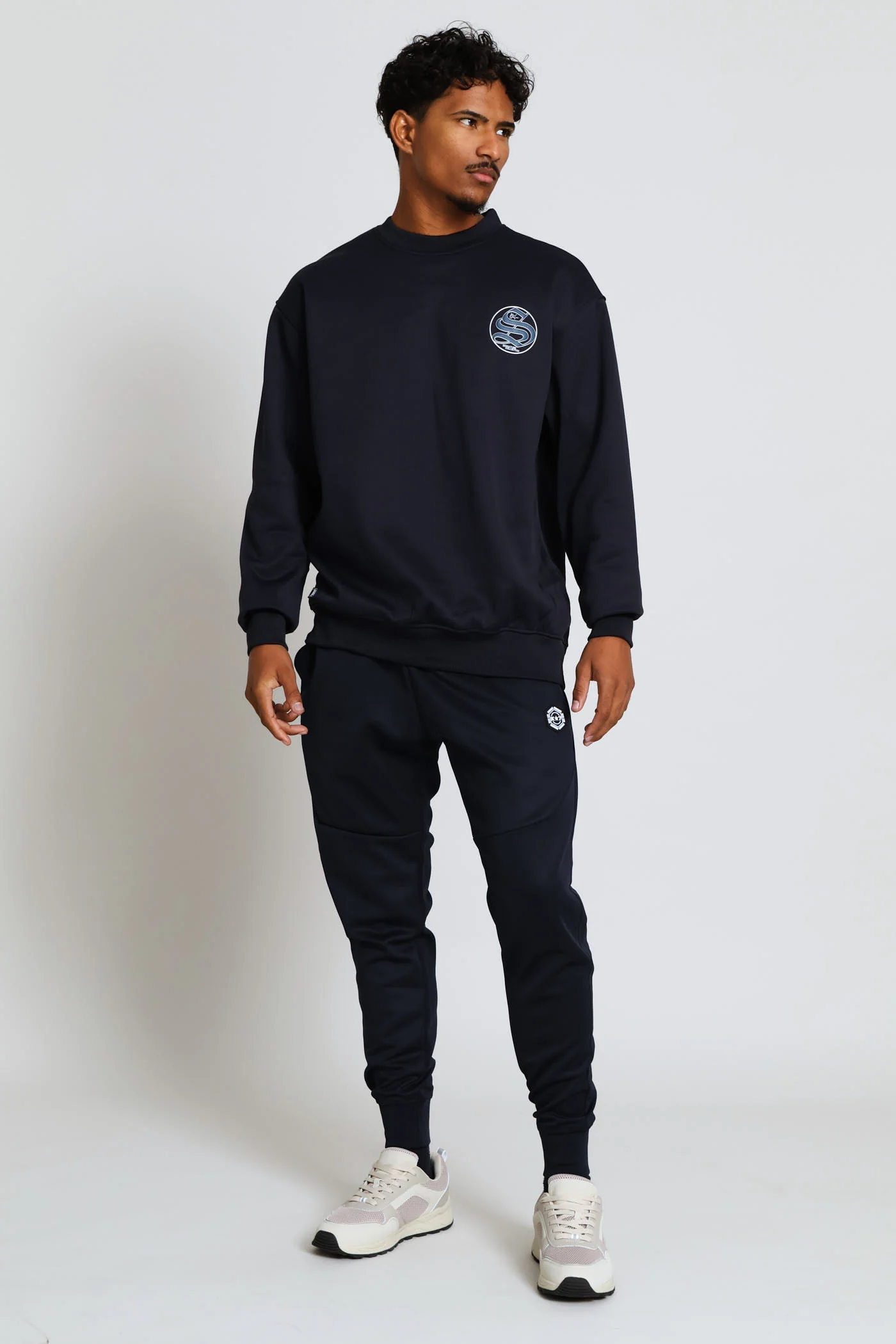 Pablo Crew Top - Navy - Image 5