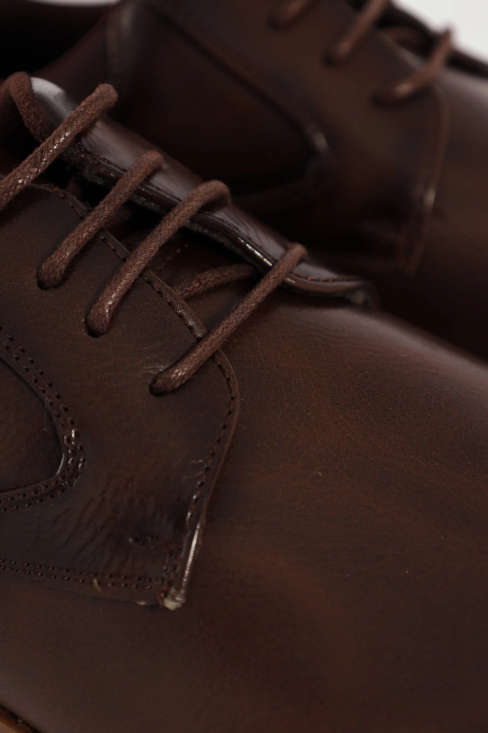 Padded Collar Smart Casual Shoe - Brown - Image 6