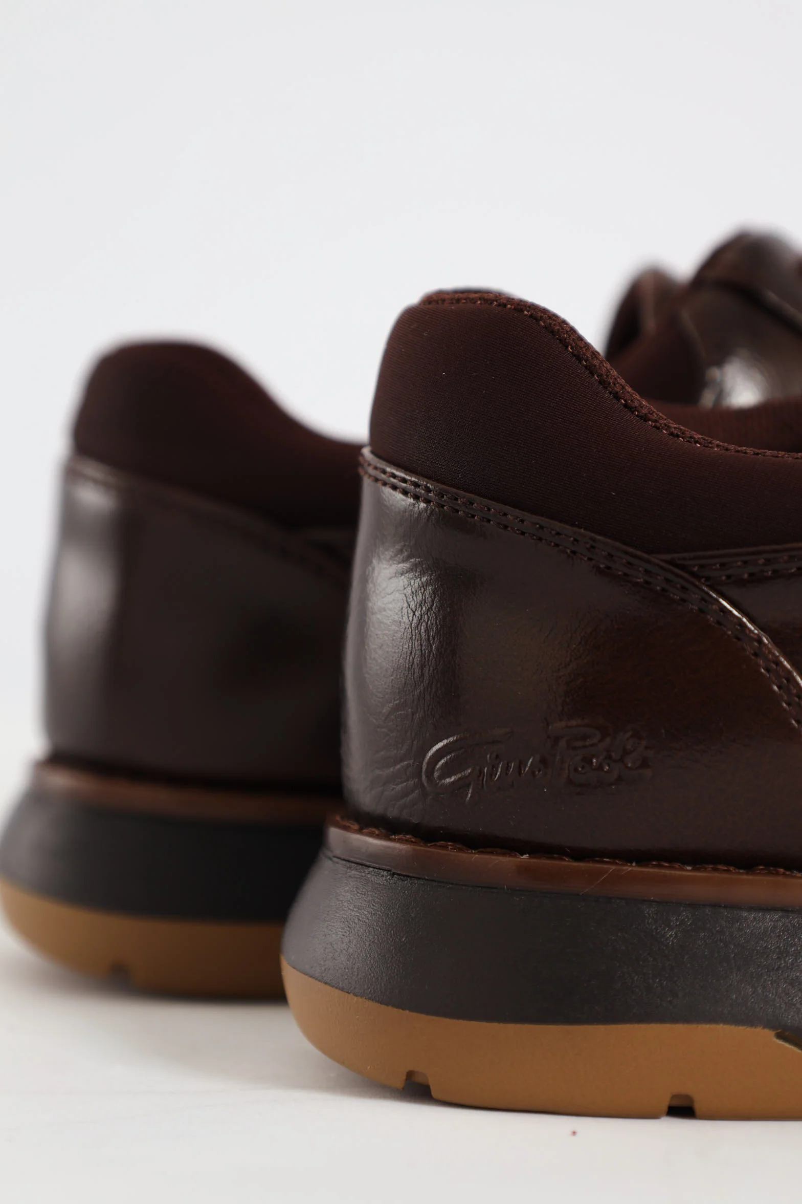 Padded Collar Smart Casual Shoe - Brown - Image 7