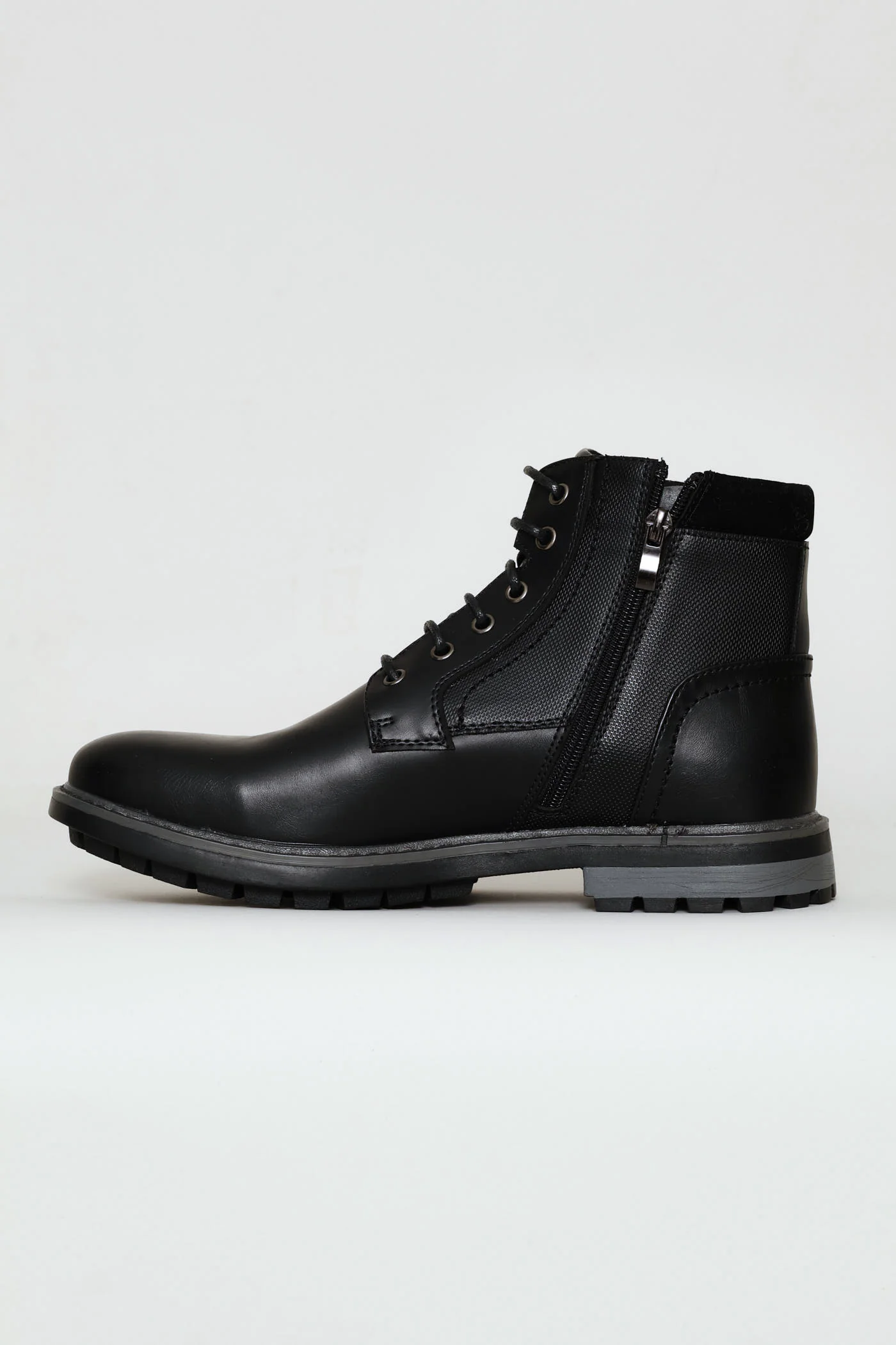 Padded Worker Boot - Black - Image 3