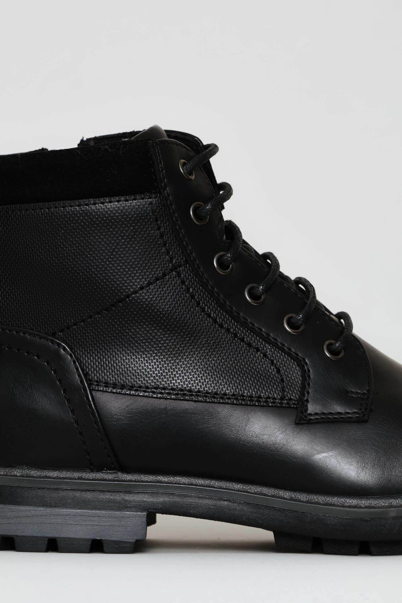 Padded Worker Boot - Black - Image 4