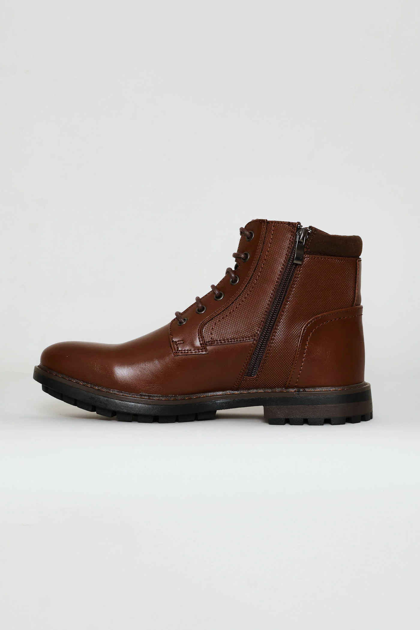 Padded Worker Boot - Chocolate - Image 4