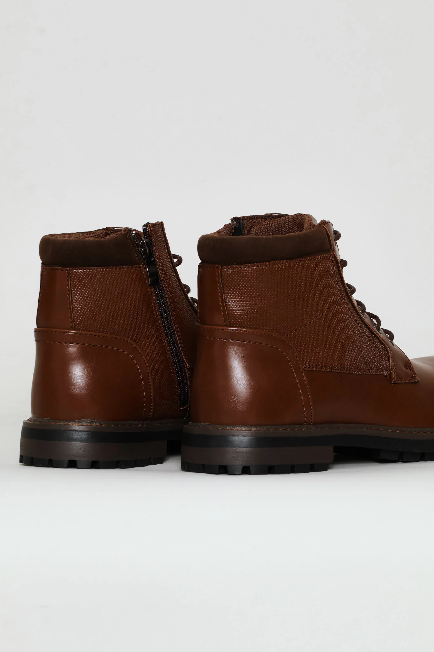 Padded Worker Boot - Chocolate - Image 6