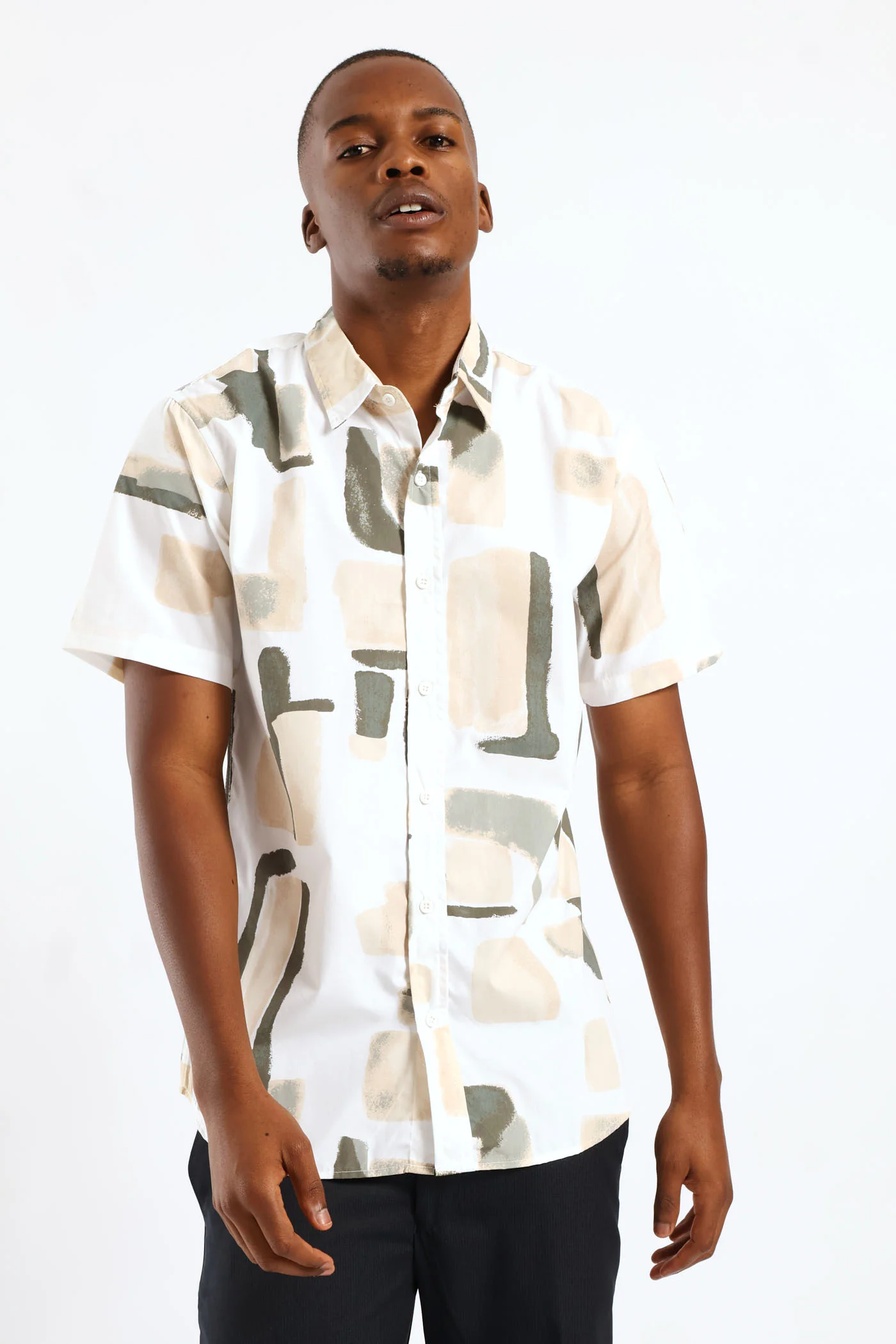 Paint Blotch Printed Shirt - Multi - Image 3