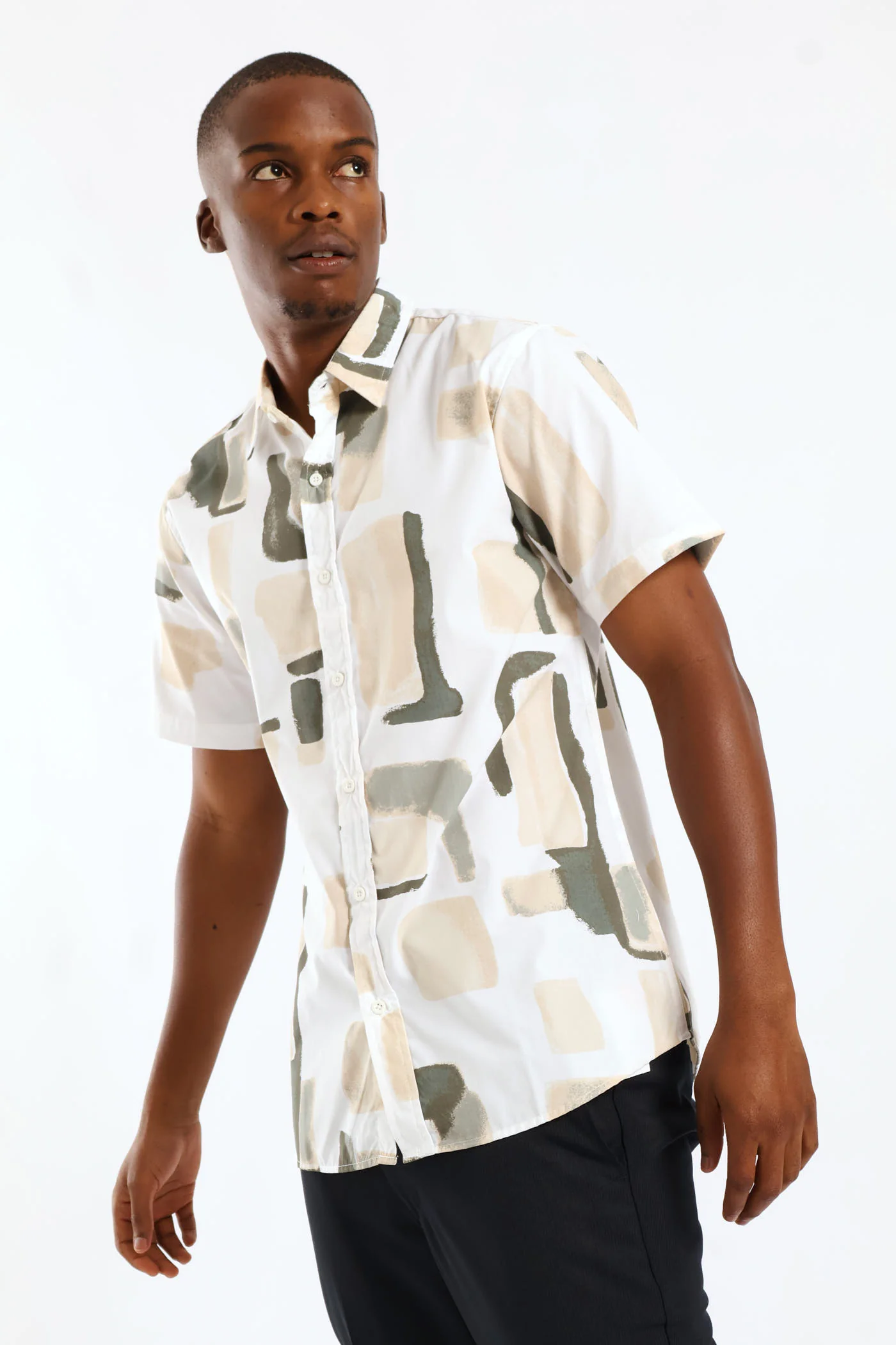Paint Blotch Printed Shirt - Multi - Image 4