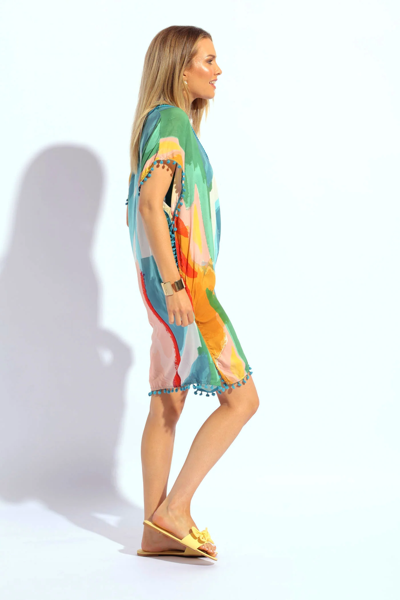 Paint Print Kimono - Multi - Multi - Image 4