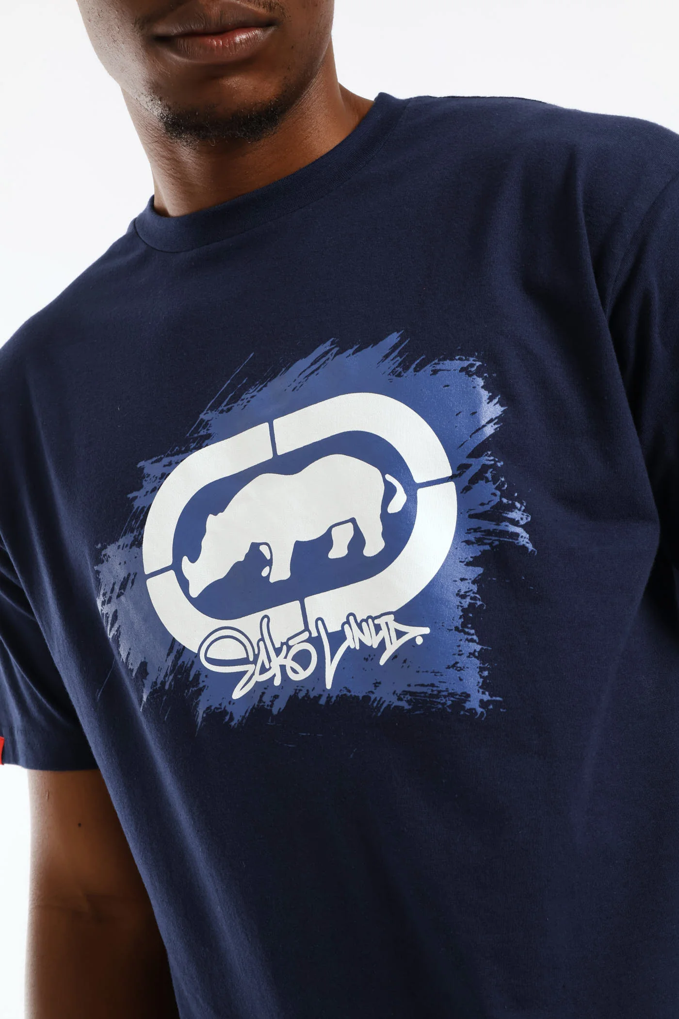 Paint Stripe Tee - Navy - Image 2