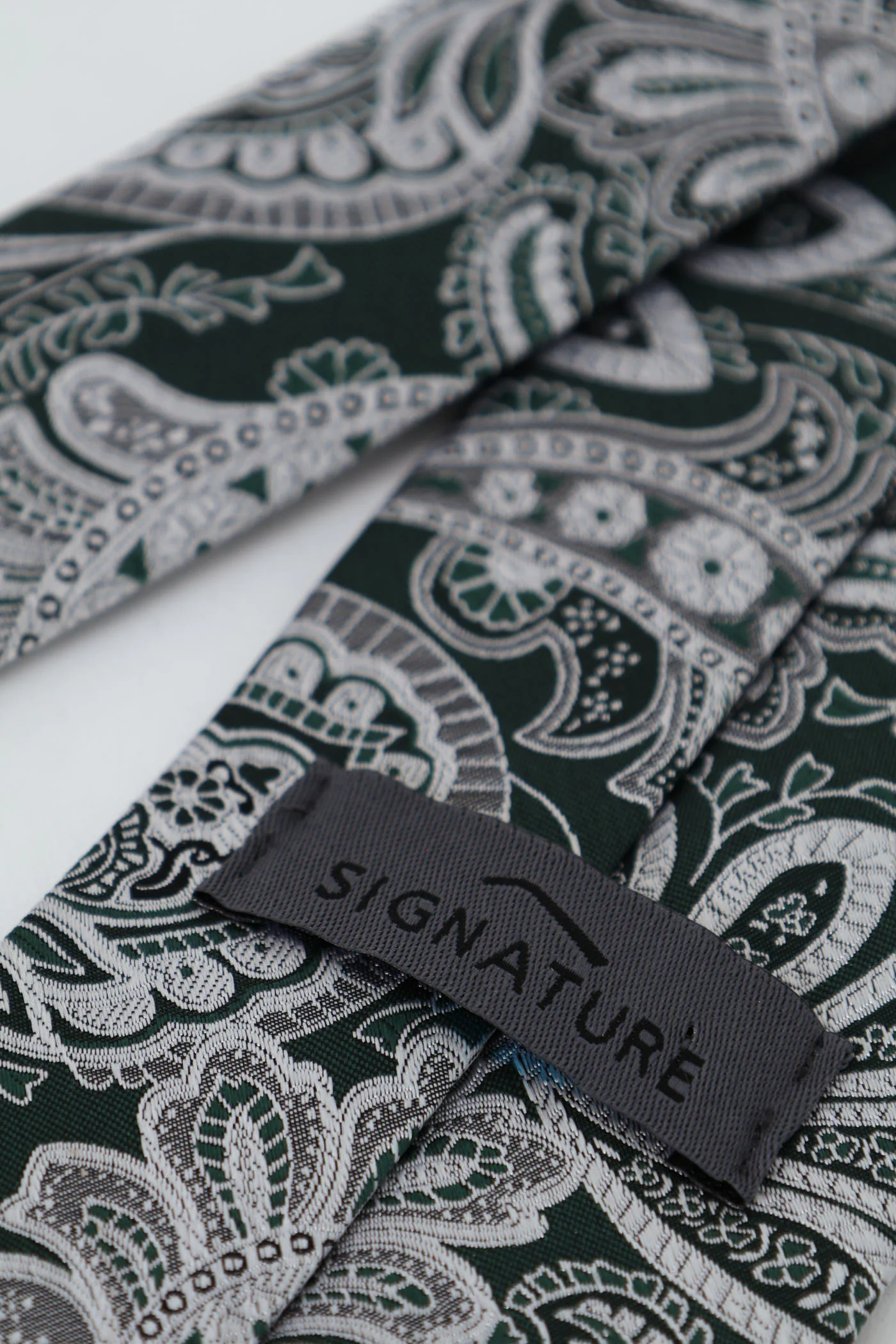 Paisley Tie - Dark Green - Image 3