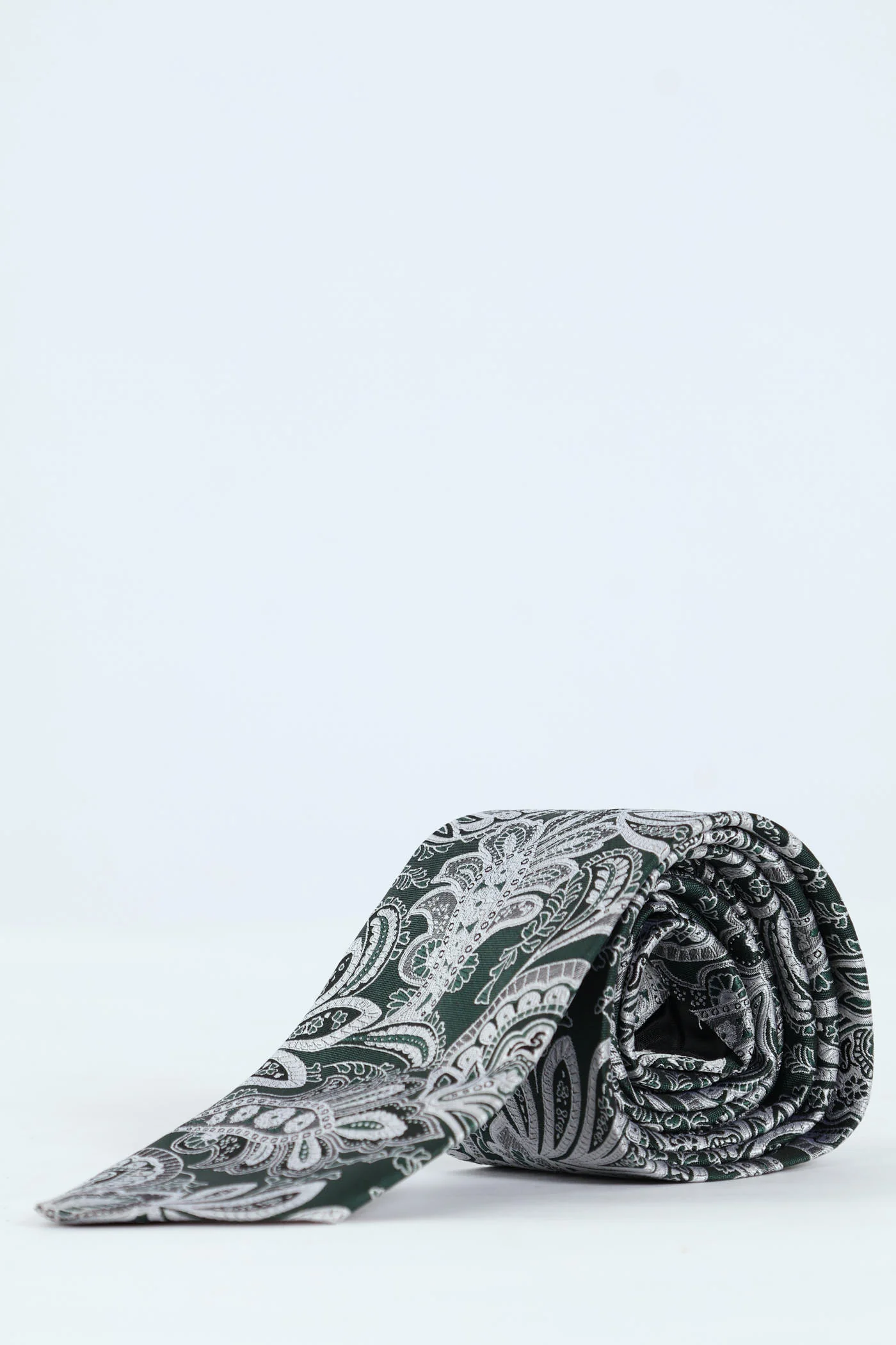 Paisley Tie - Dark Green - Image 4