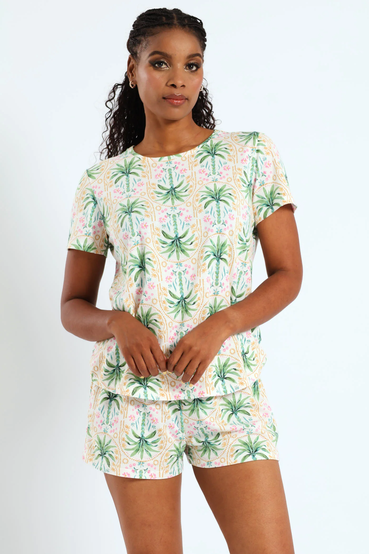 Palm Knit Tee - White - Image 2