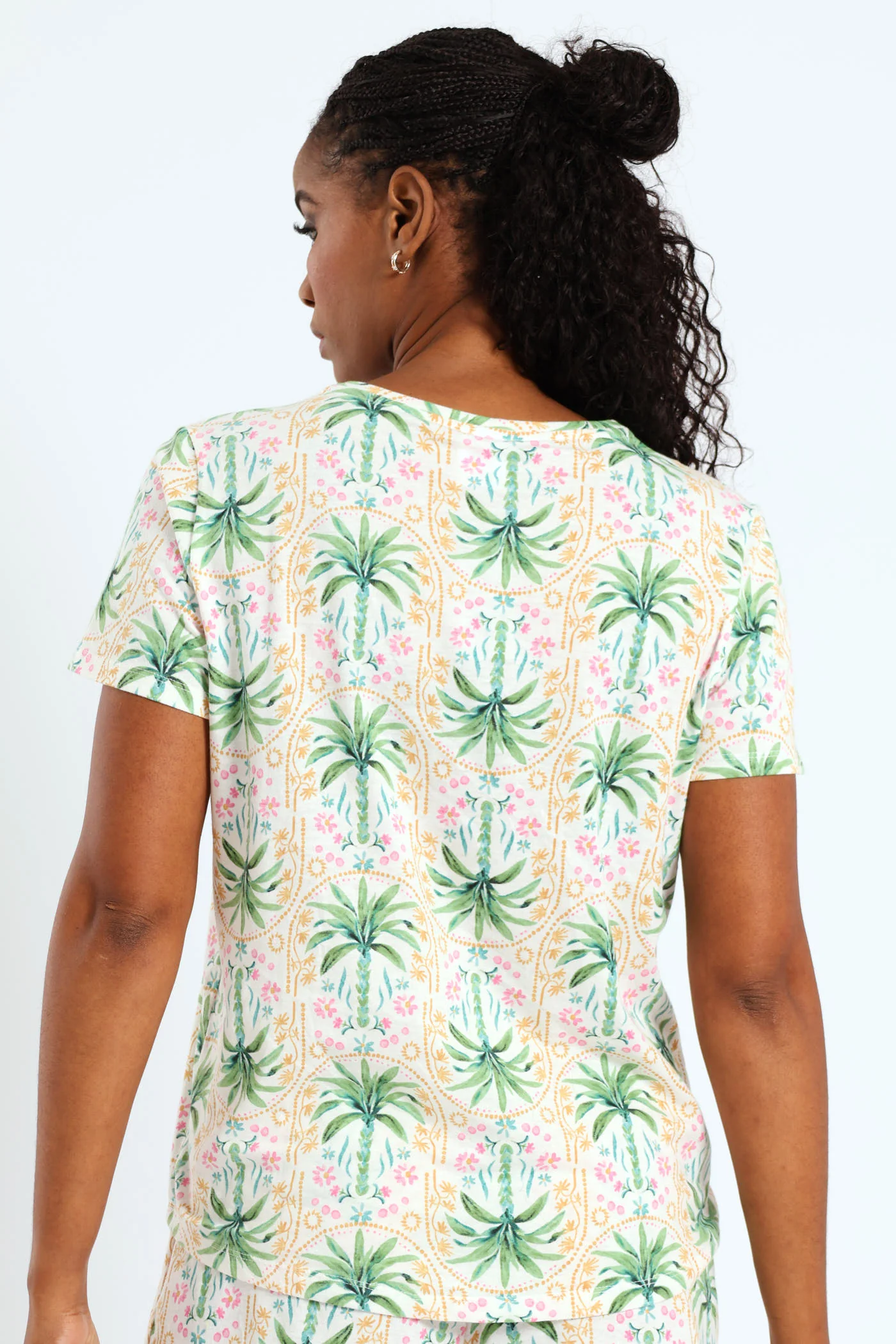 Palm Knit Tee - White - Image 4