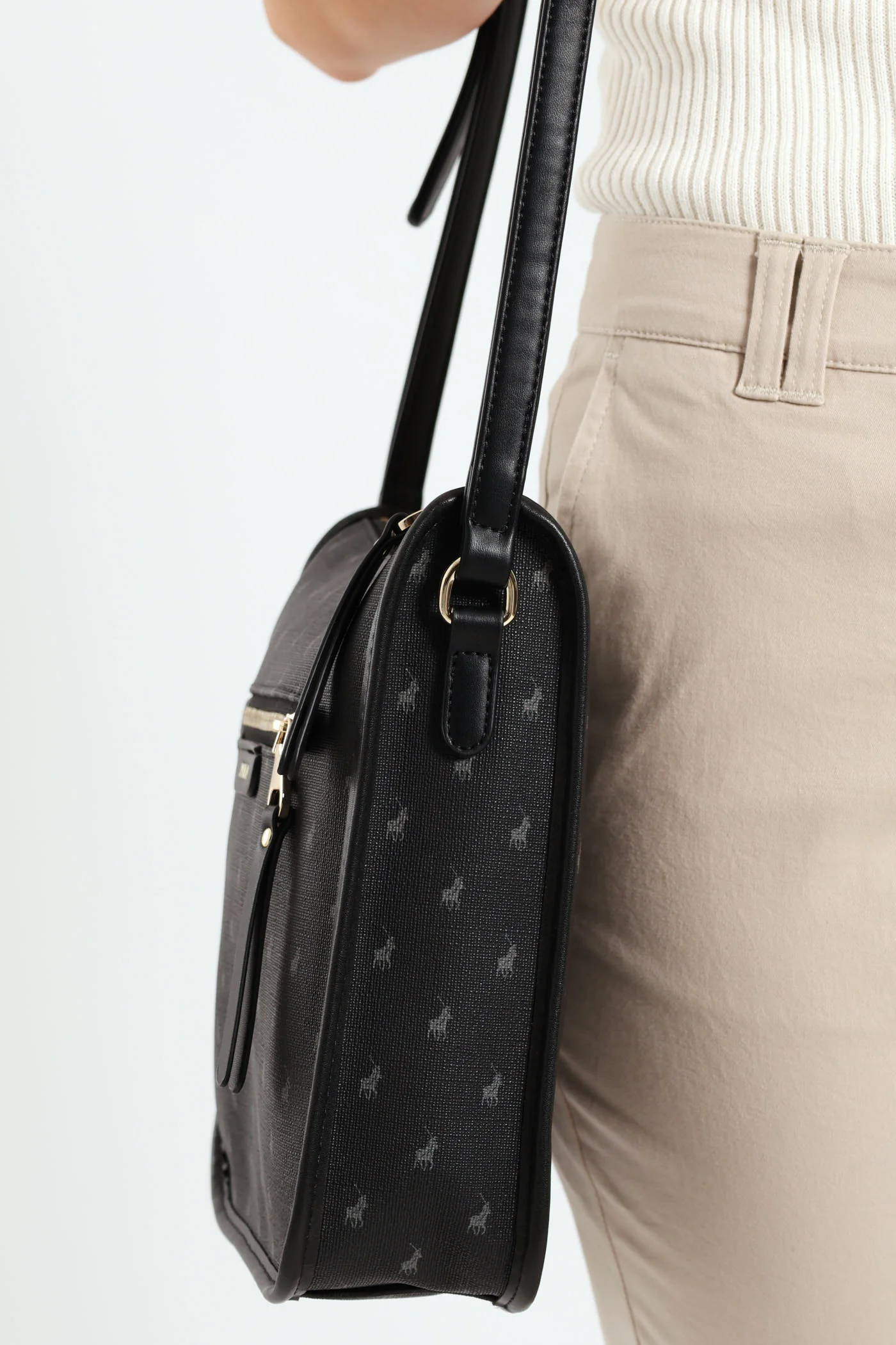 Panama Crossbody Bag - Black - Image 4