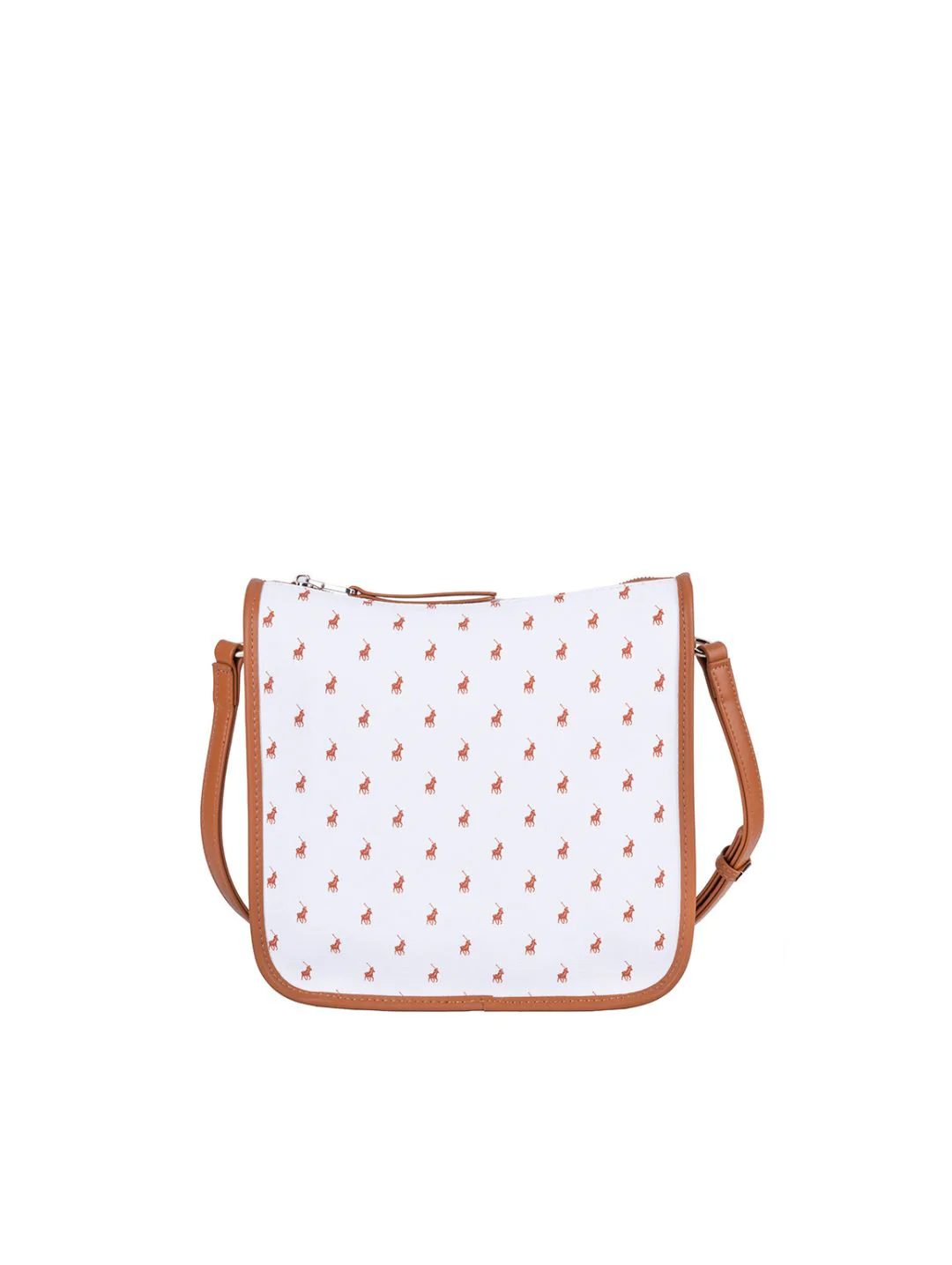 Panama Crossbody Bag - Tan/White - Image 3