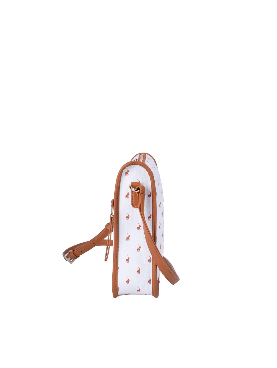 Panama Crossbody Bag - Tan/White - Image 4