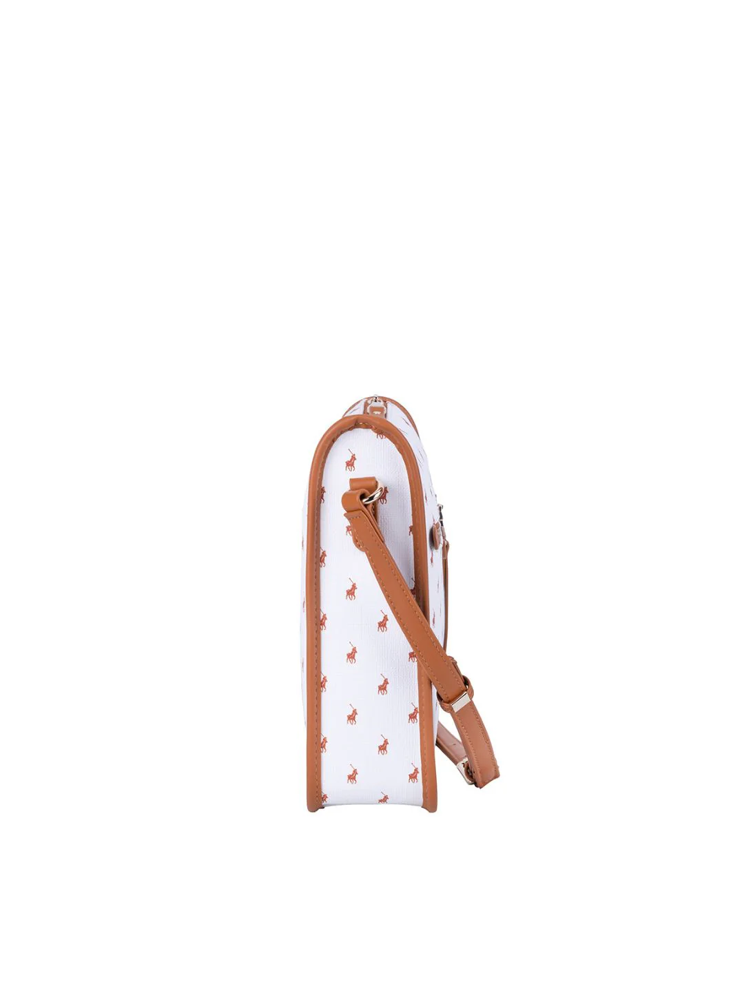 Panama Crossbody Bag - Tan/White - Image 6